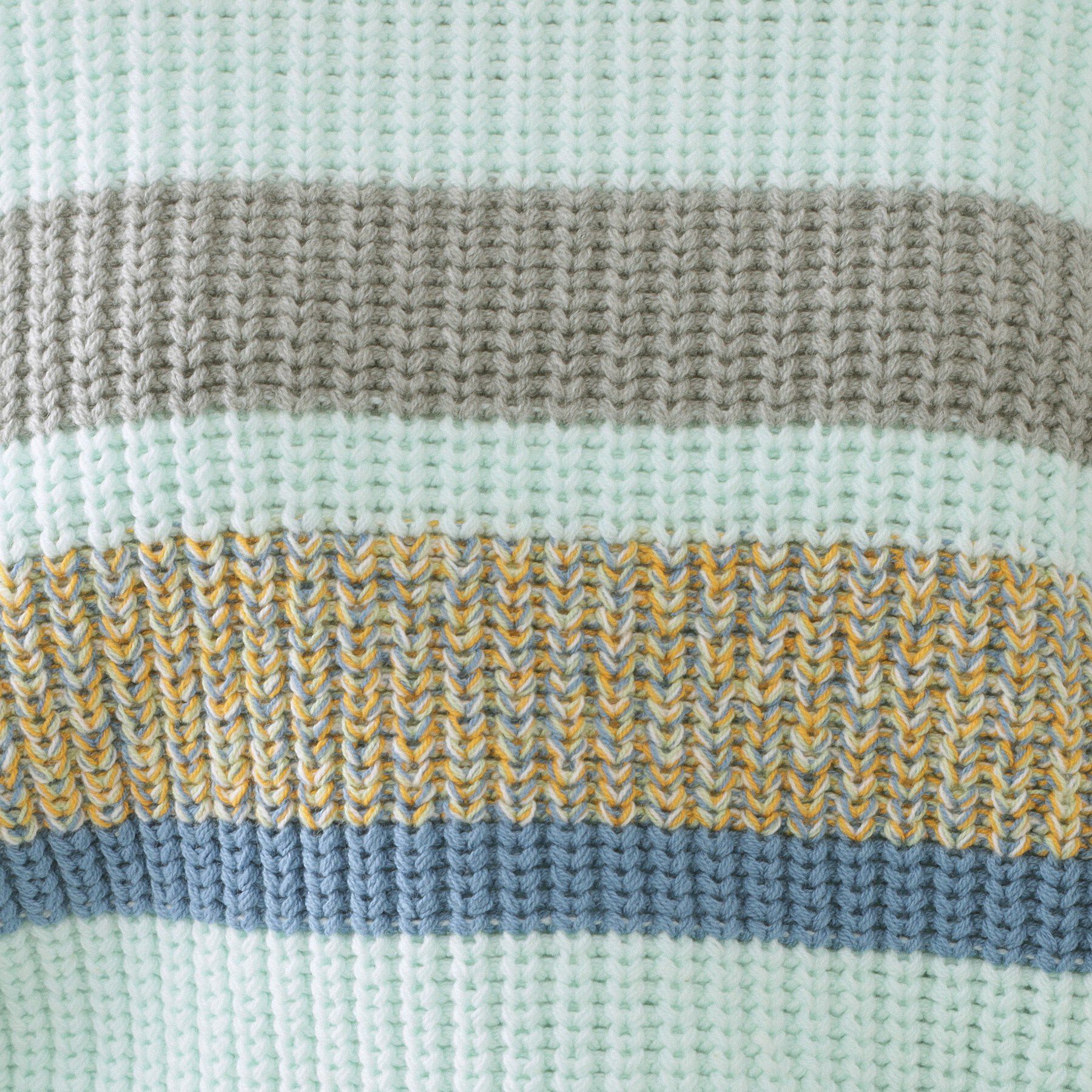 OPAQUE.CLIP「カラーボーダーミドルゲージニット」|ニット・セーター|