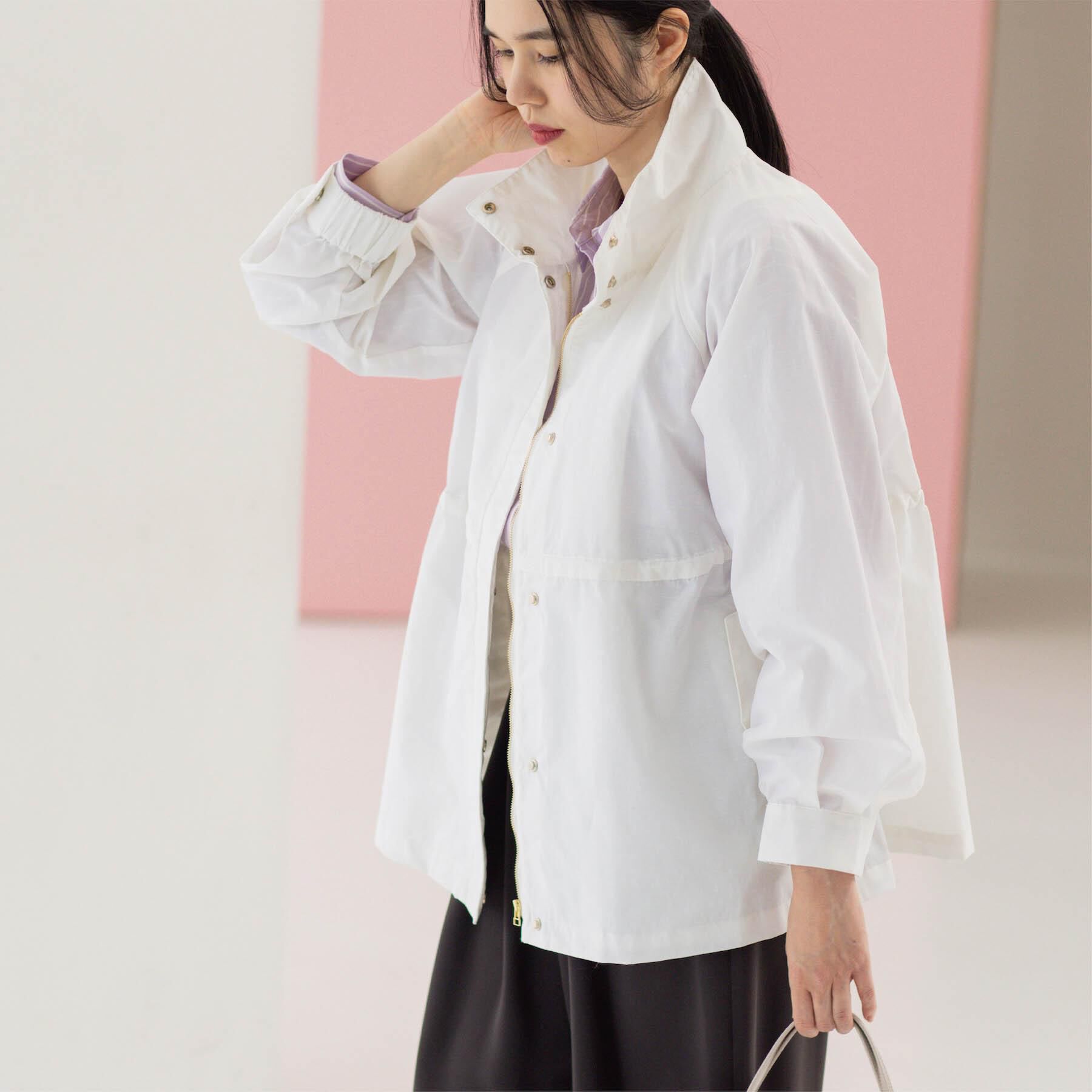 OPAQUE.CLIP「撥水スタンドZIPブルゾン【洗濯機OK/UVケア/花粉対応】」|ブルゾン・スタジャン|