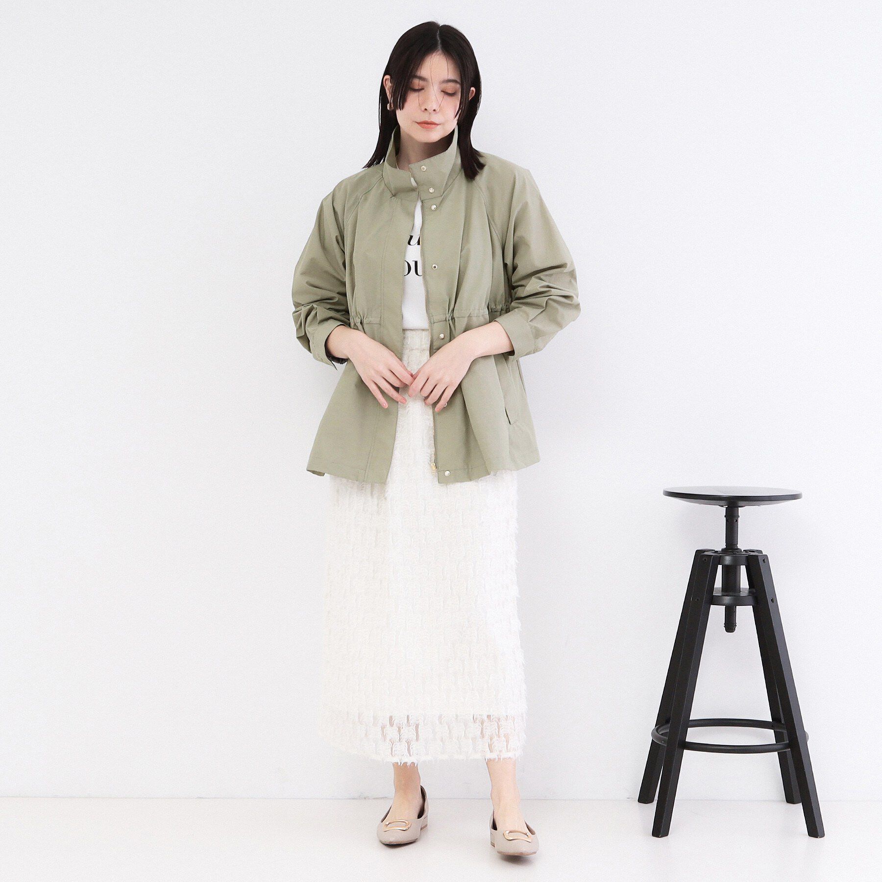 OPAQUE.CLIP「撥水スタンドZIPブルゾン【洗濯機OK/UVケア/花粉対応】」|ブルゾン・スタジャン|