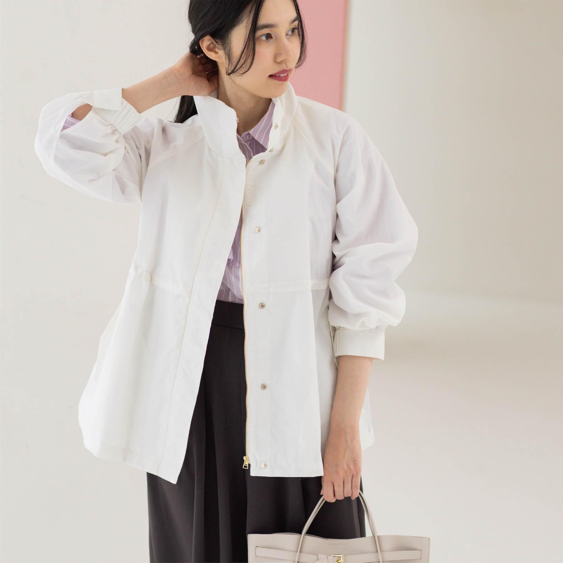 OPAQUE.CLIP「撥水スタンドZIPブルゾン【洗濯機OK/UVケア/花粉対応】」|ブルゾン・スタジャン|