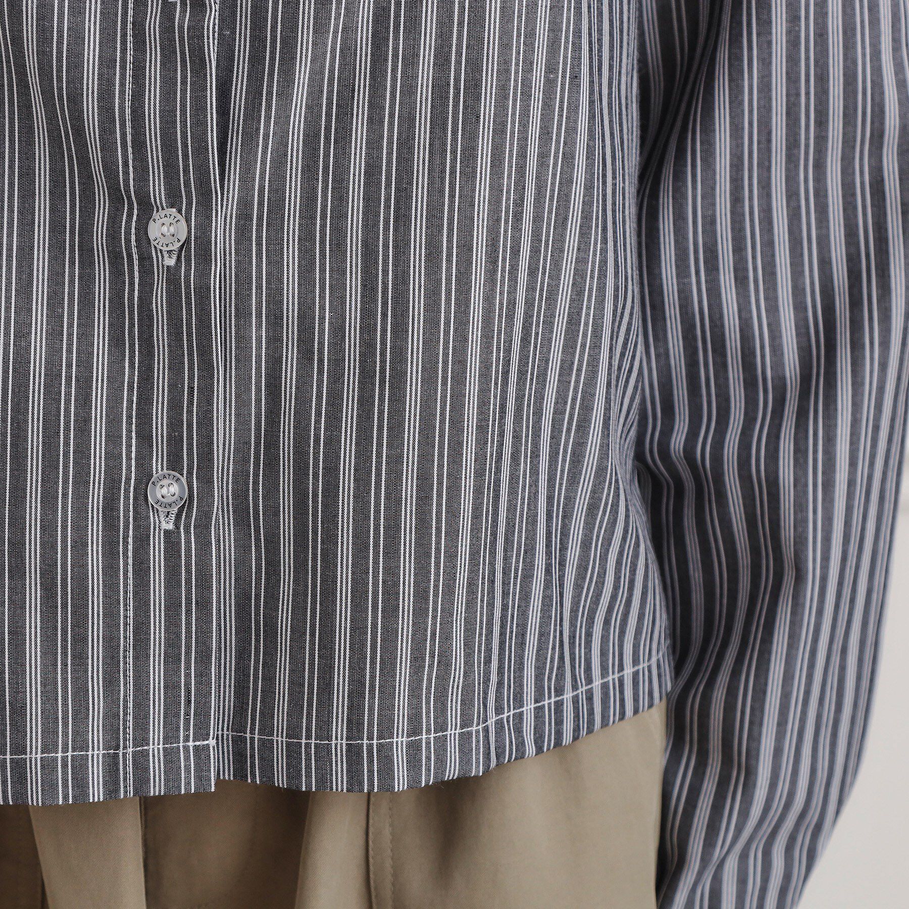 PINK-latte「ショルダードロストリボンシャツ」|シャツ・ブラウス|