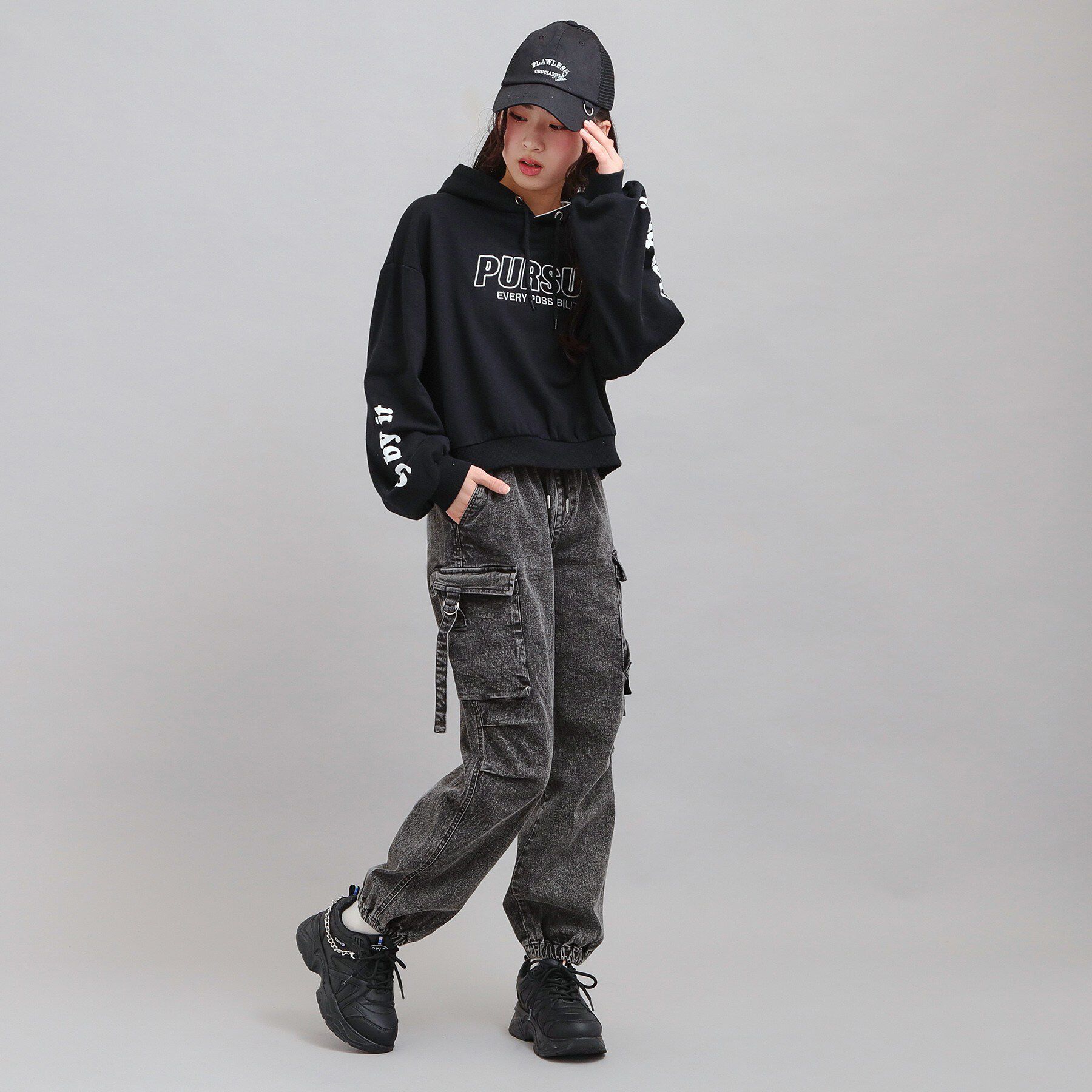 PINK-latte「デニムカーゴパンツ」|その他|