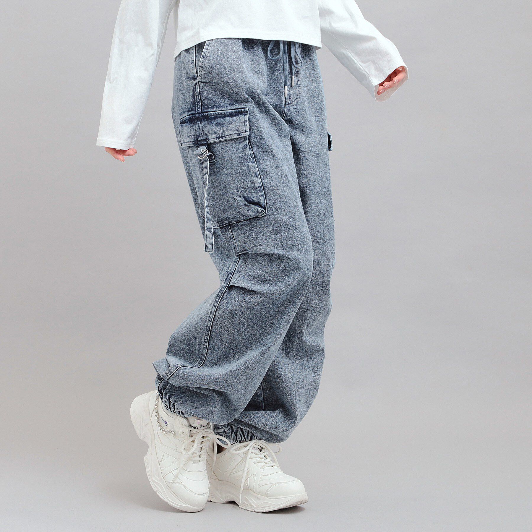 PINK-latte「デニムカーゴパンツ」|その他|