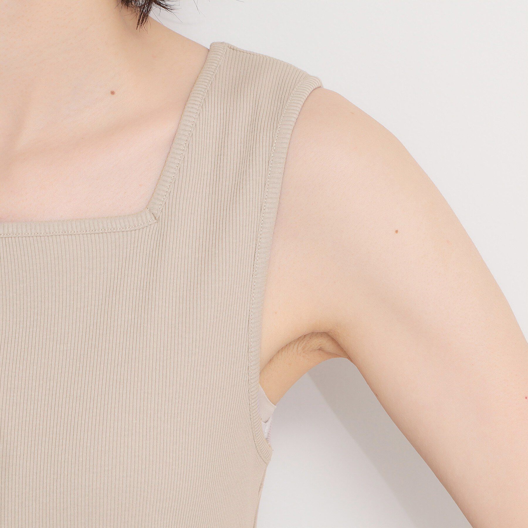 THE SHOP TK「前後2WAYスクエアネックテレコタンク」|キャミソール|