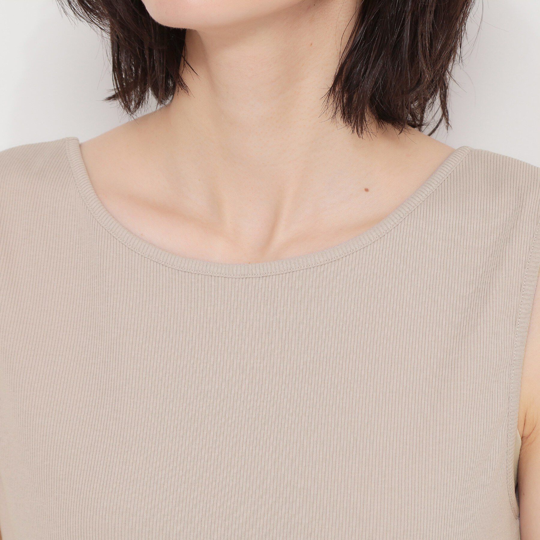 THE SHOP TK「前後2WAYスクエアネックテレコタンク」|キャミソール|