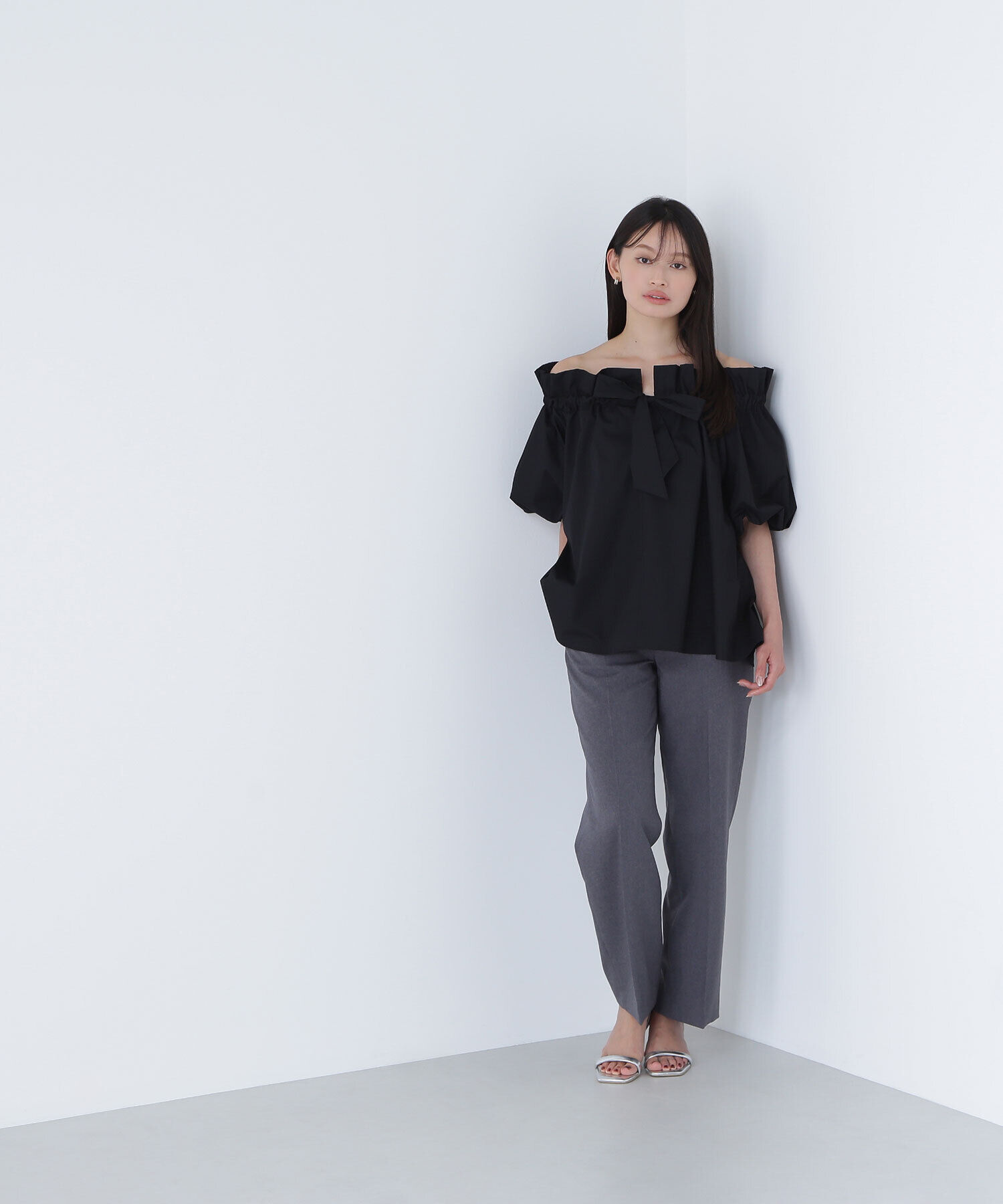  「2wayリボンボウブラウス」|シャツ・ブラウス|