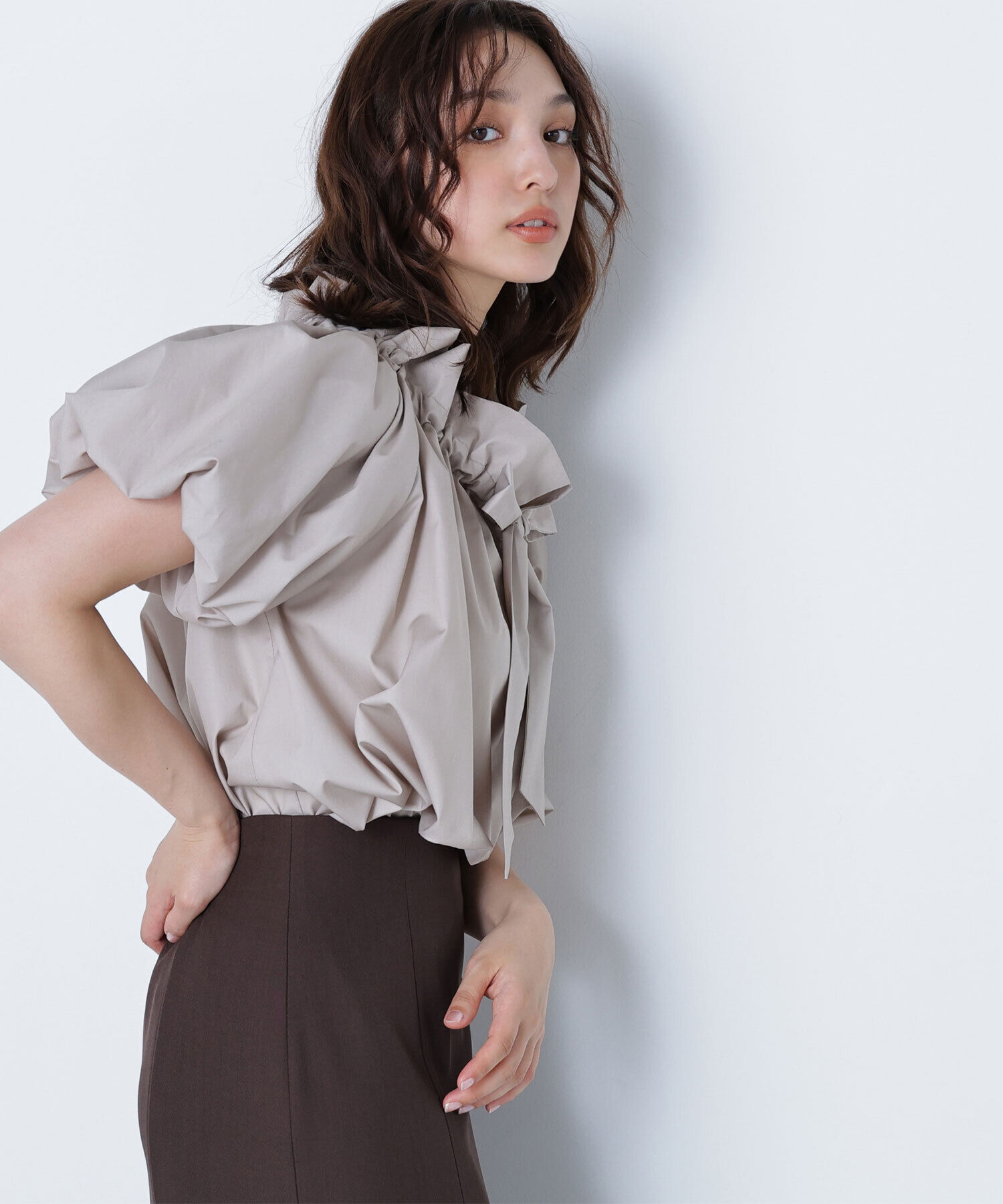  「2wayリボンボウブラウス」|シャツ・ブラウス|