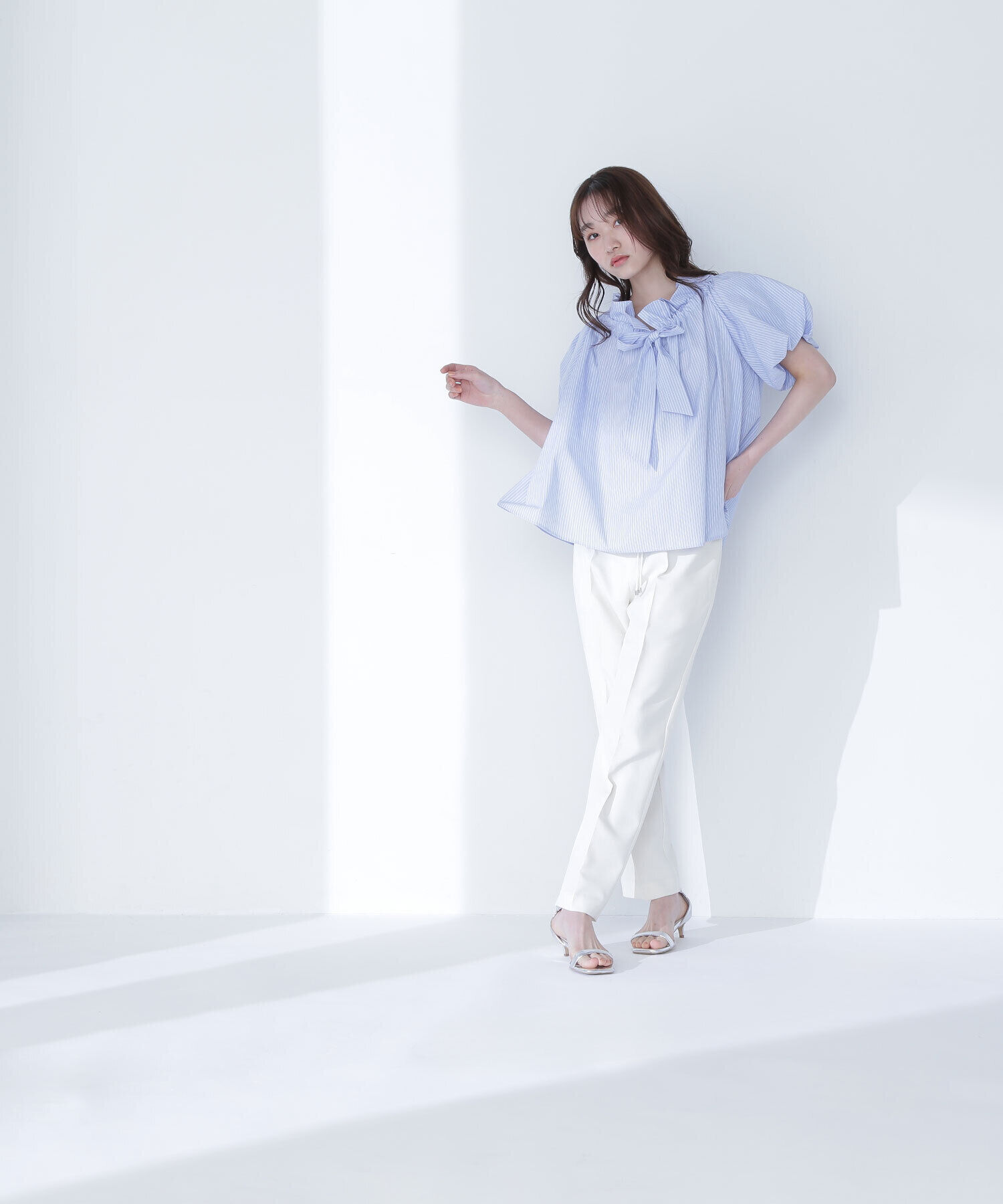  「2wayリボンボウブラウス」|シャツ・ブラウス|