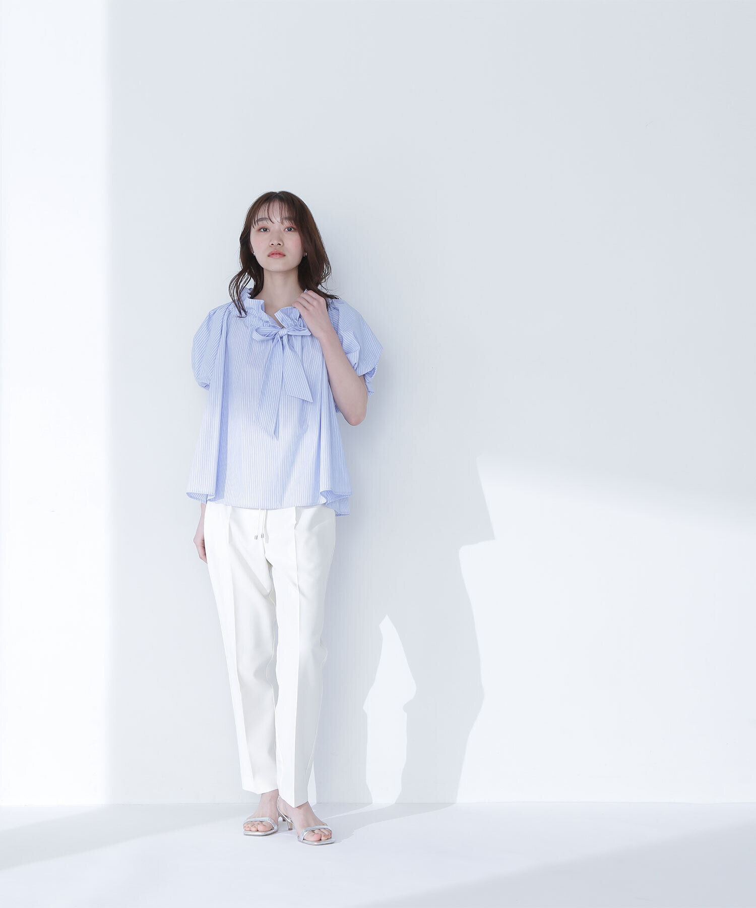  「2wayリボンボウブラウス」|シャツ・ブラウス|