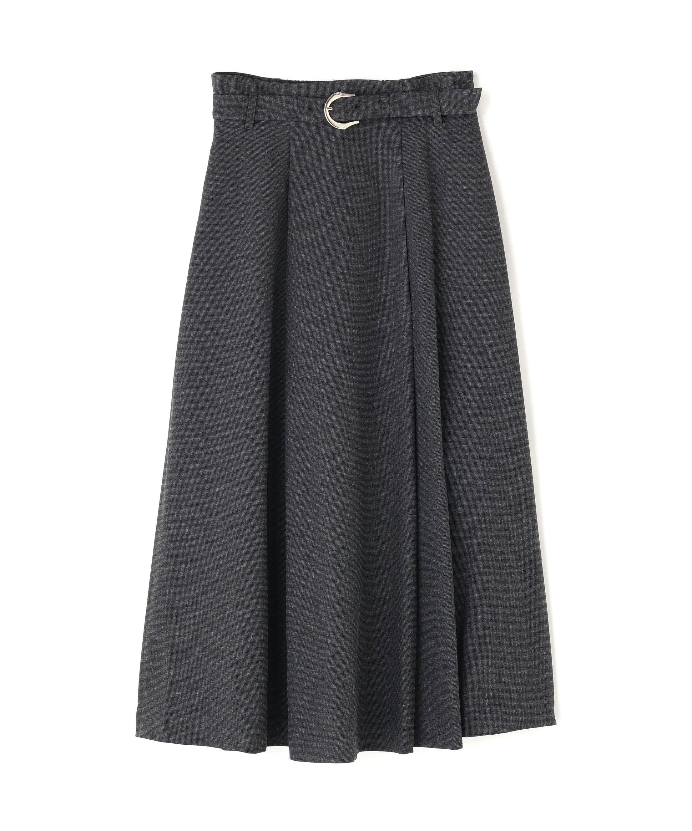  「メタルバックルフレアスカート」|スカート|