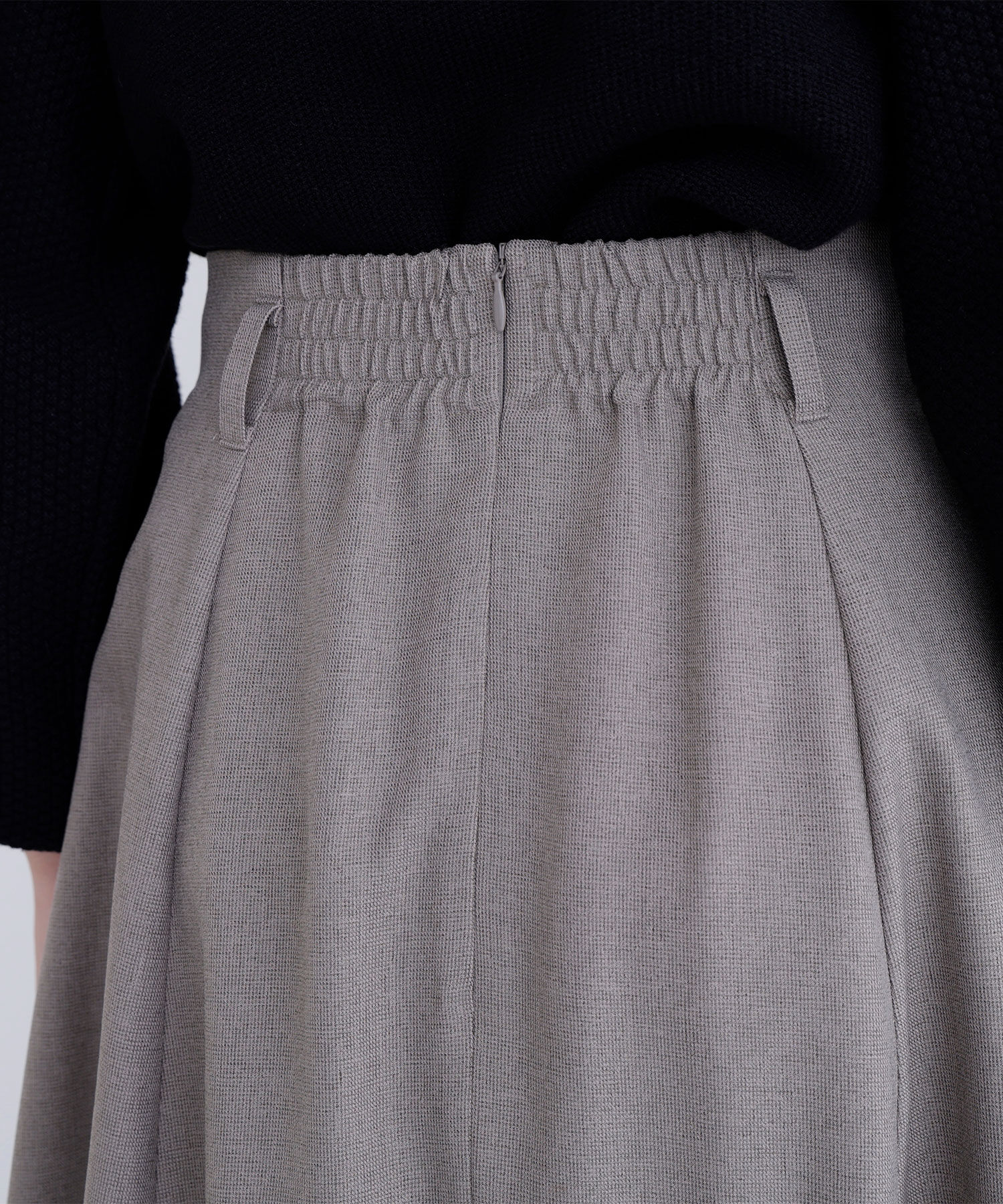  「メタルバックルフレアスカート」|スカート|