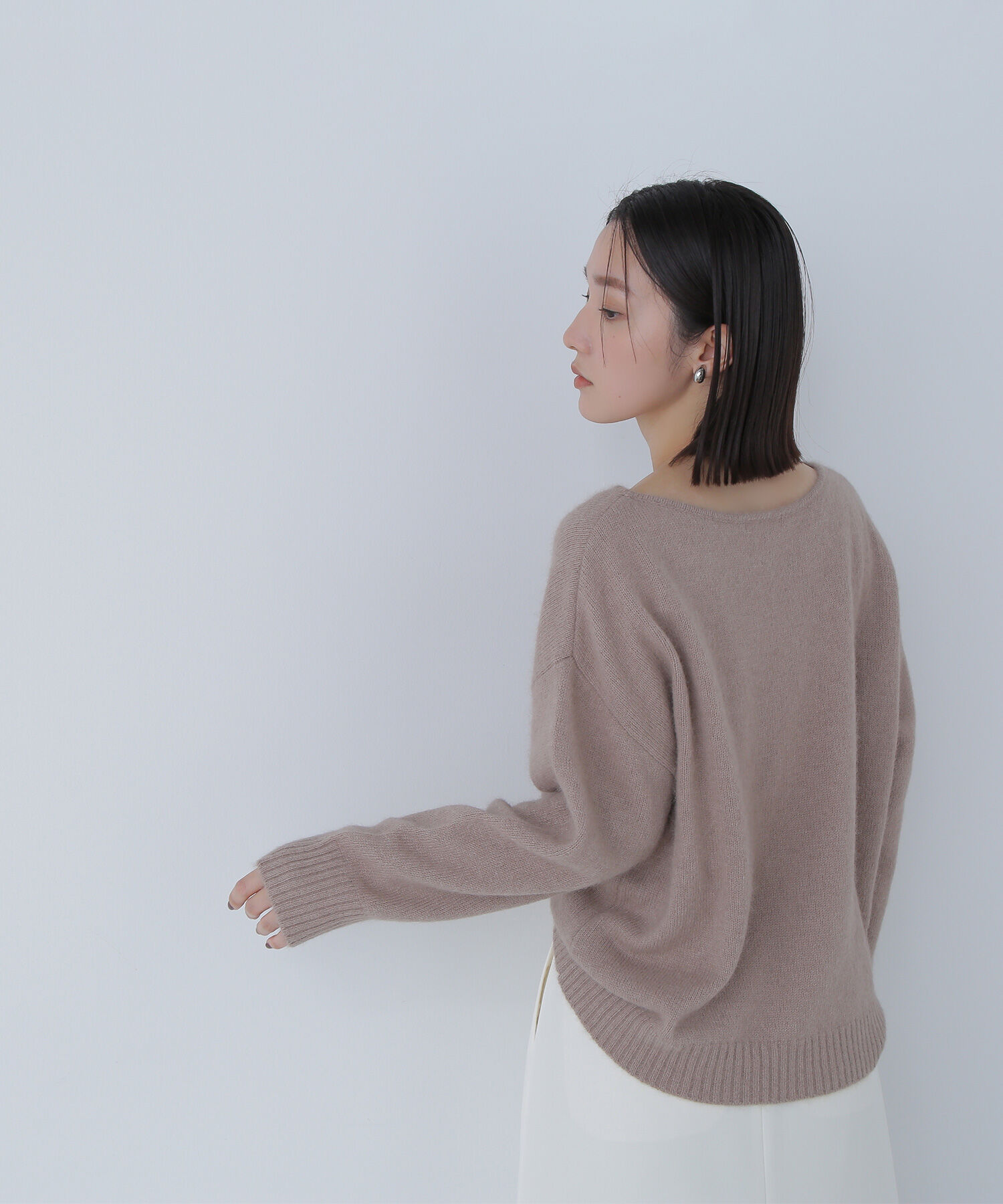  「フォックス混オーバーニット」|ニット・セーター|