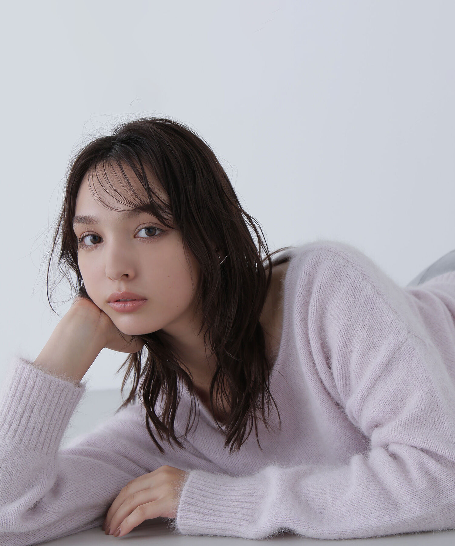  「フォックス混オーバーニット」|ニット・セーター|