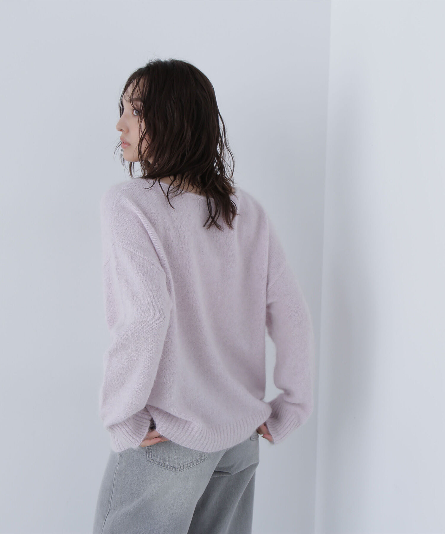  「フォックス混オーバーニット」|ニット・セーター|