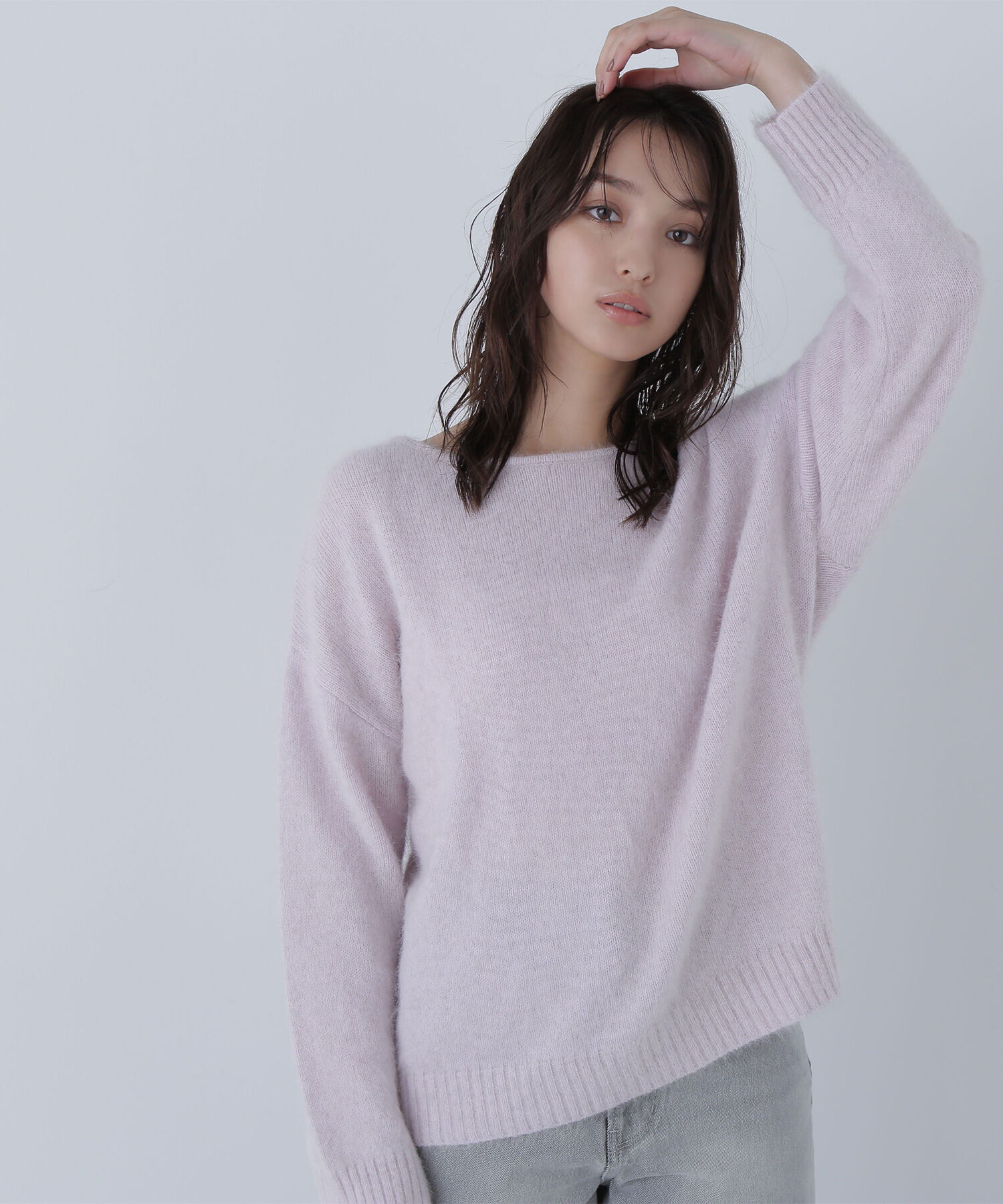  「フォックス混オーバーニット」|ニット・セーター|