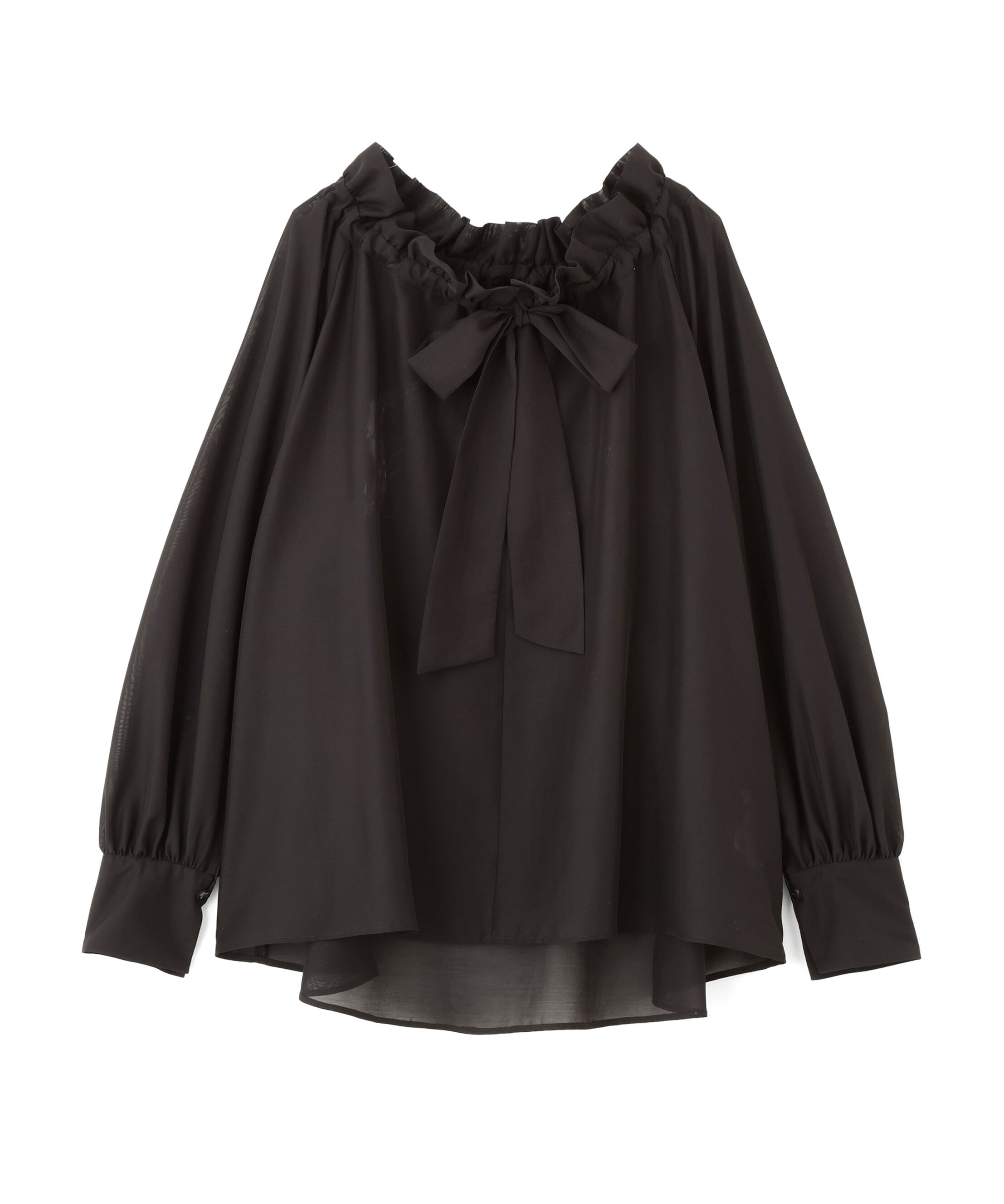  「2wayシアーボウタイブラウス」|シャツ・ブラウス|