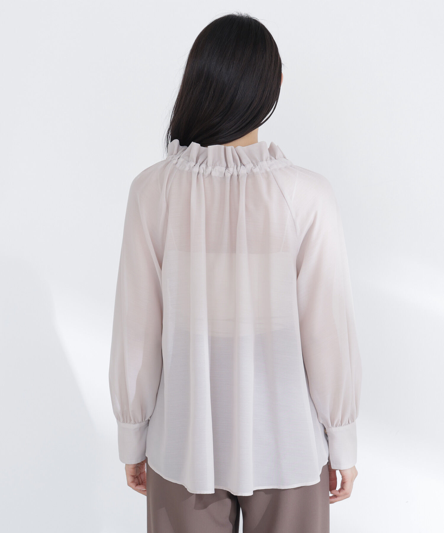  「2wayシアーボウタイブラウス」|シャツ・ブラウス|