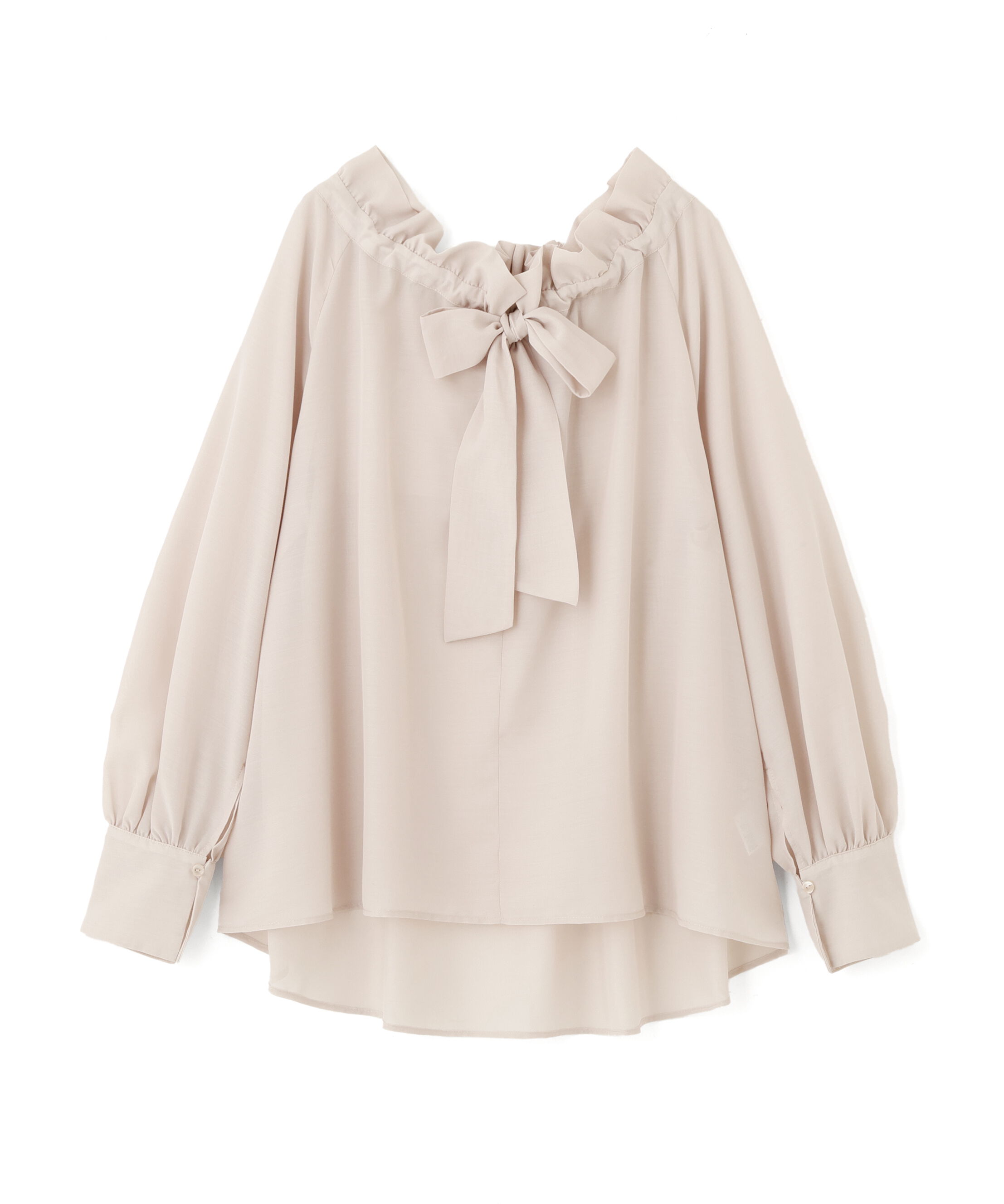  「2wayシアーボウタイブラウス」|シャツ・ブラウス|