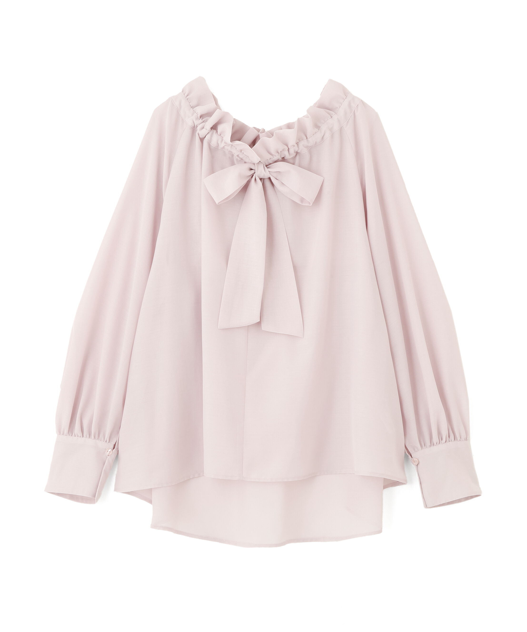  「2wayシアーボウタイブラウス」|シャツ・ブラウス|