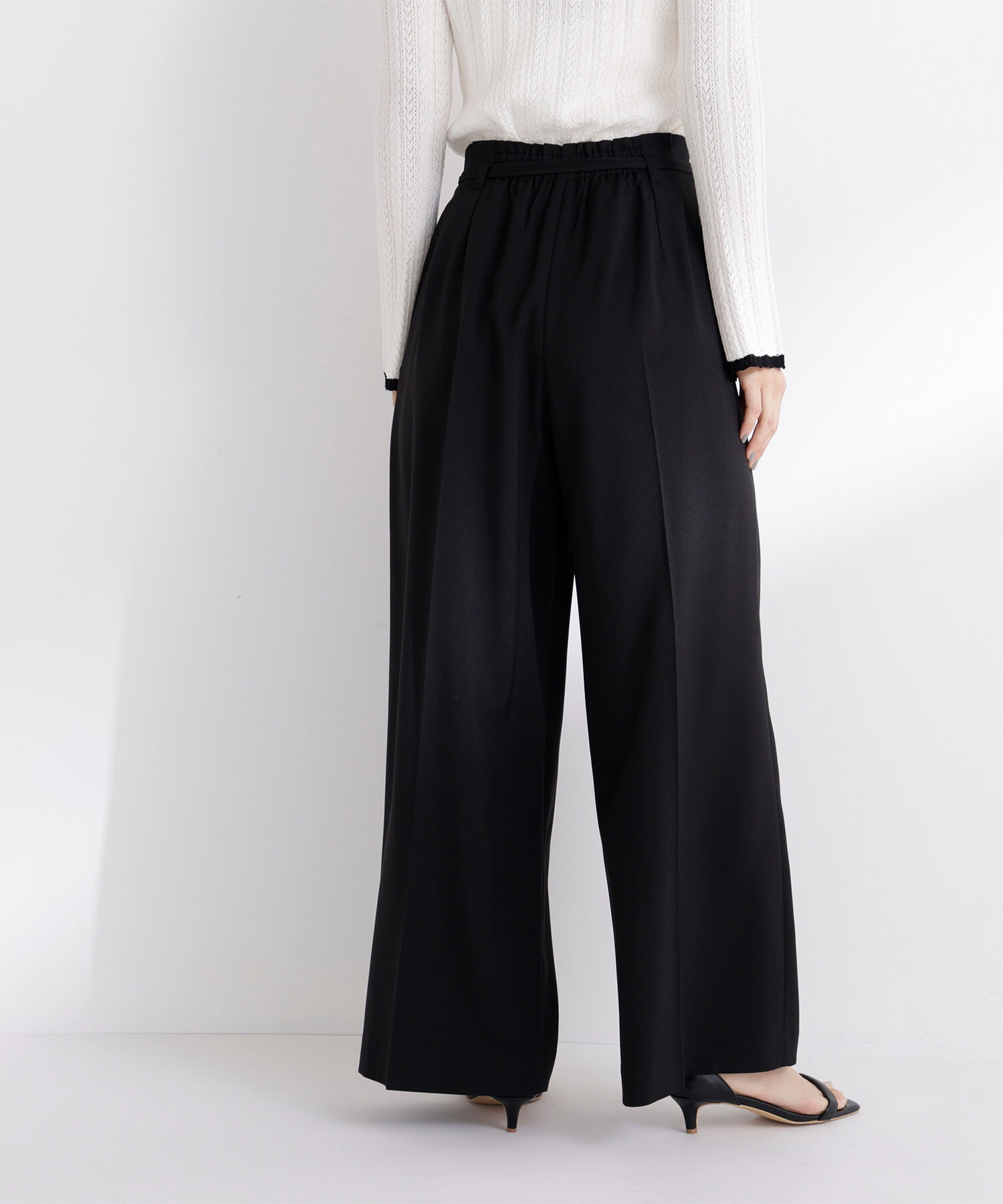 「ダブルベルトワイドパンツ」|その他|