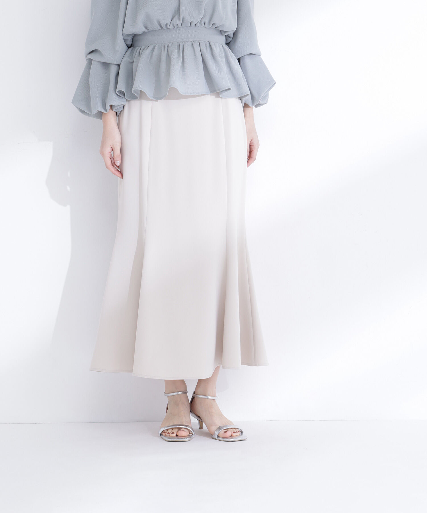  「パネル切替マーメイドスカート」|スカート|