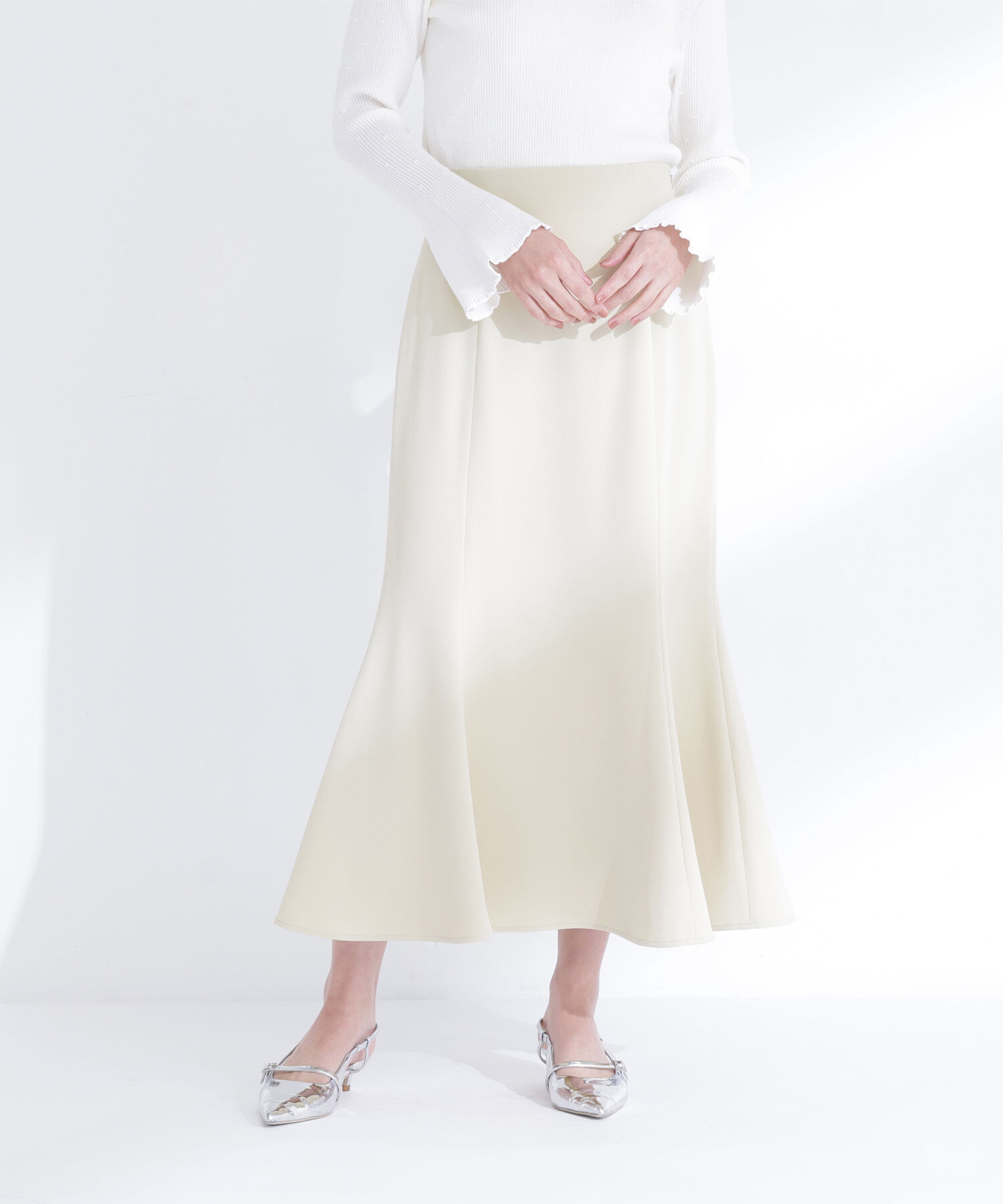  「パネル切替マーメイドスカート」|スカート|