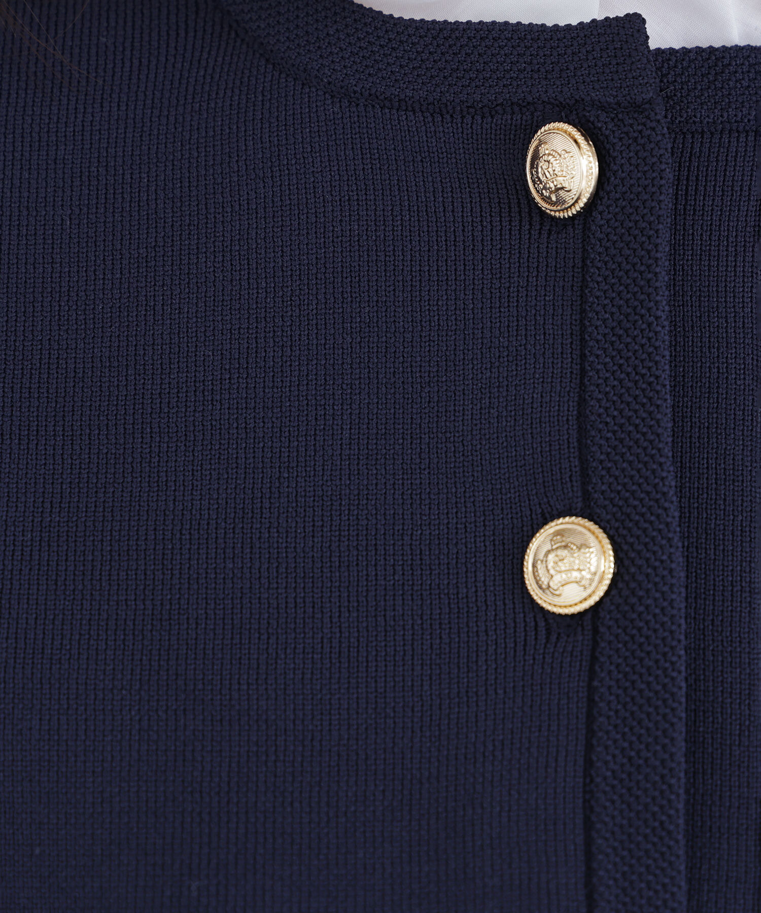  「フリルドッキングニットジャケット」|ニット・セーター|