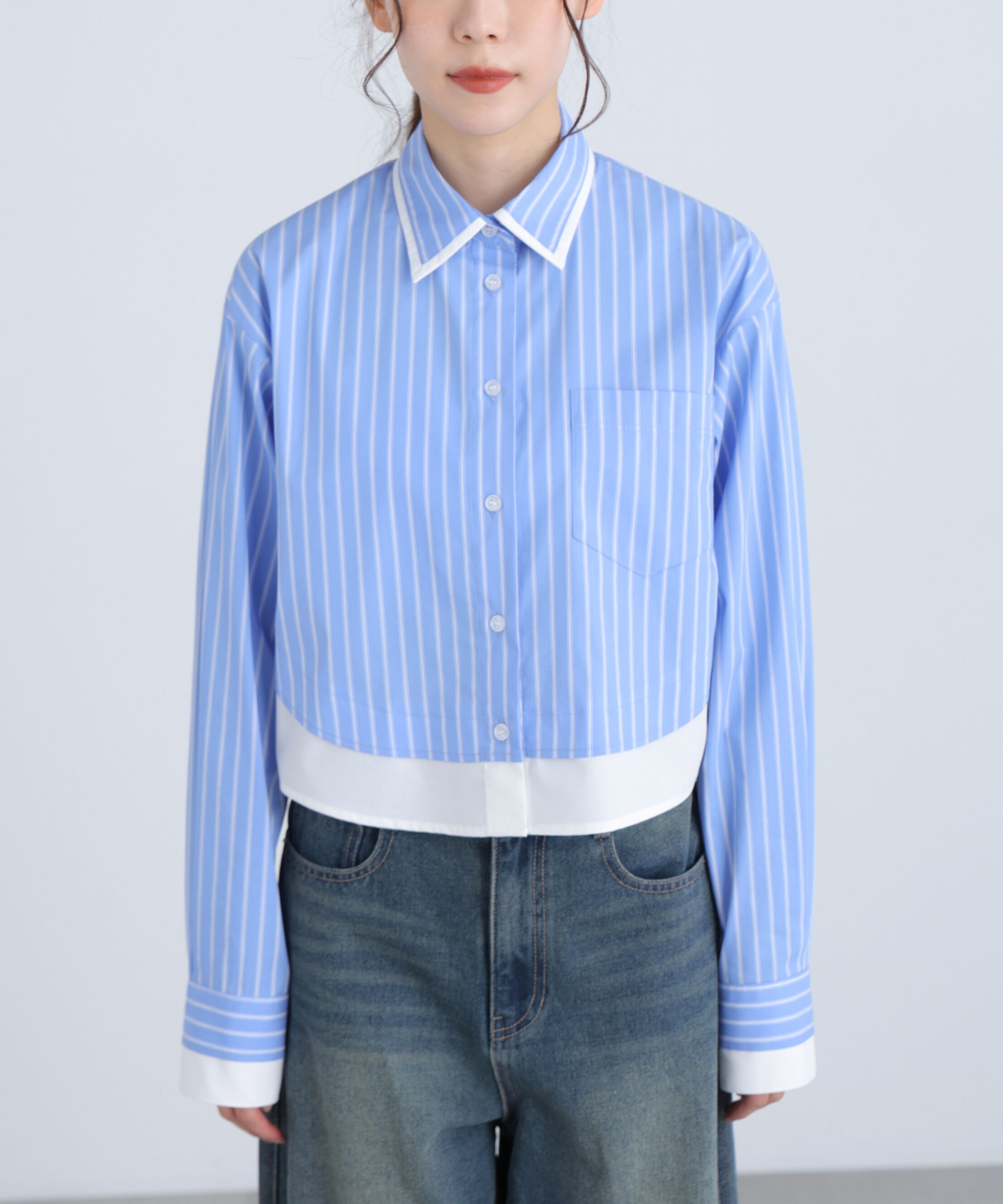  「レイヤード風シャツ」|シャツ・ブラウス|