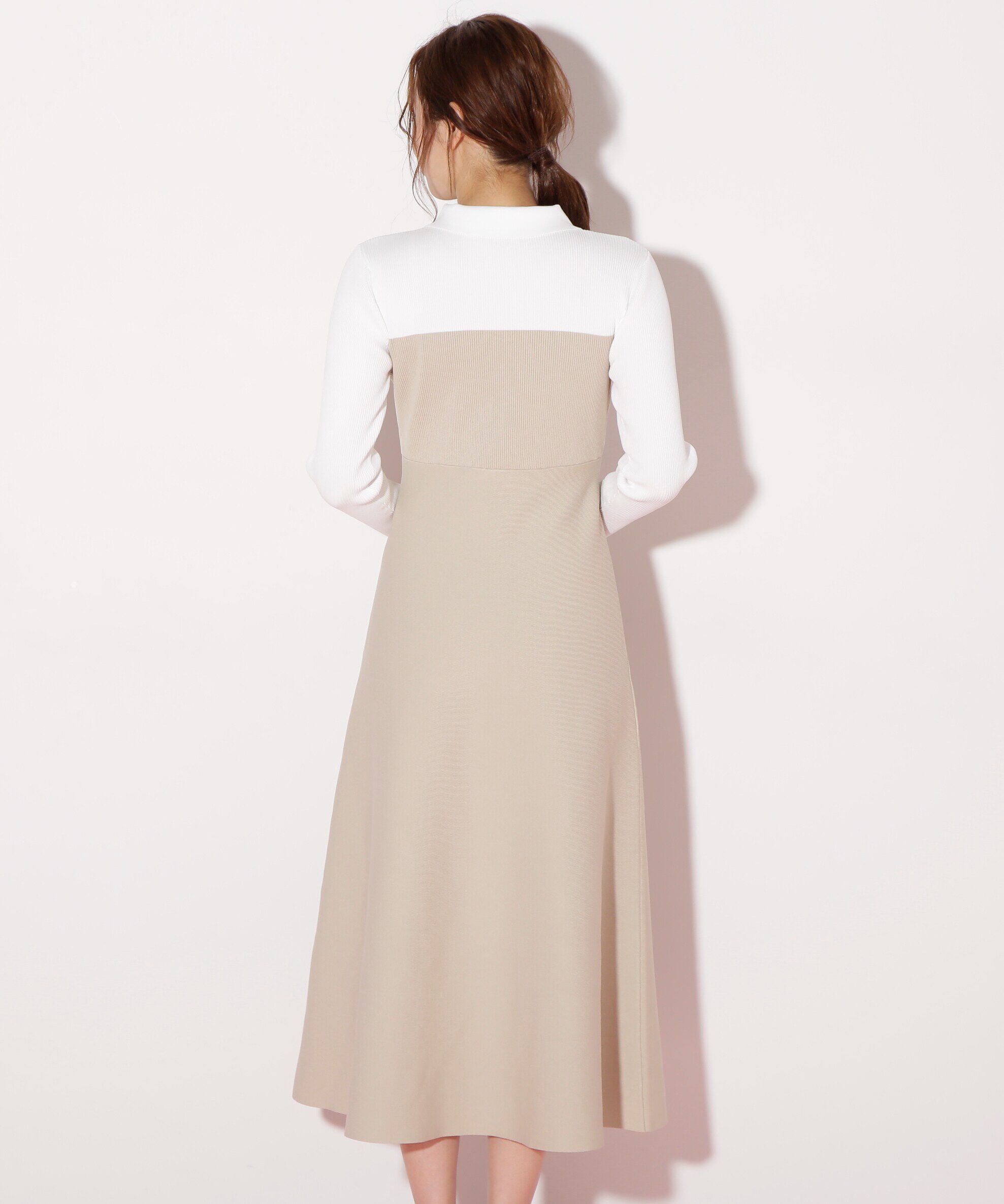  「2wayタイ付ソウバリフレアワンピース」|ワンピース|