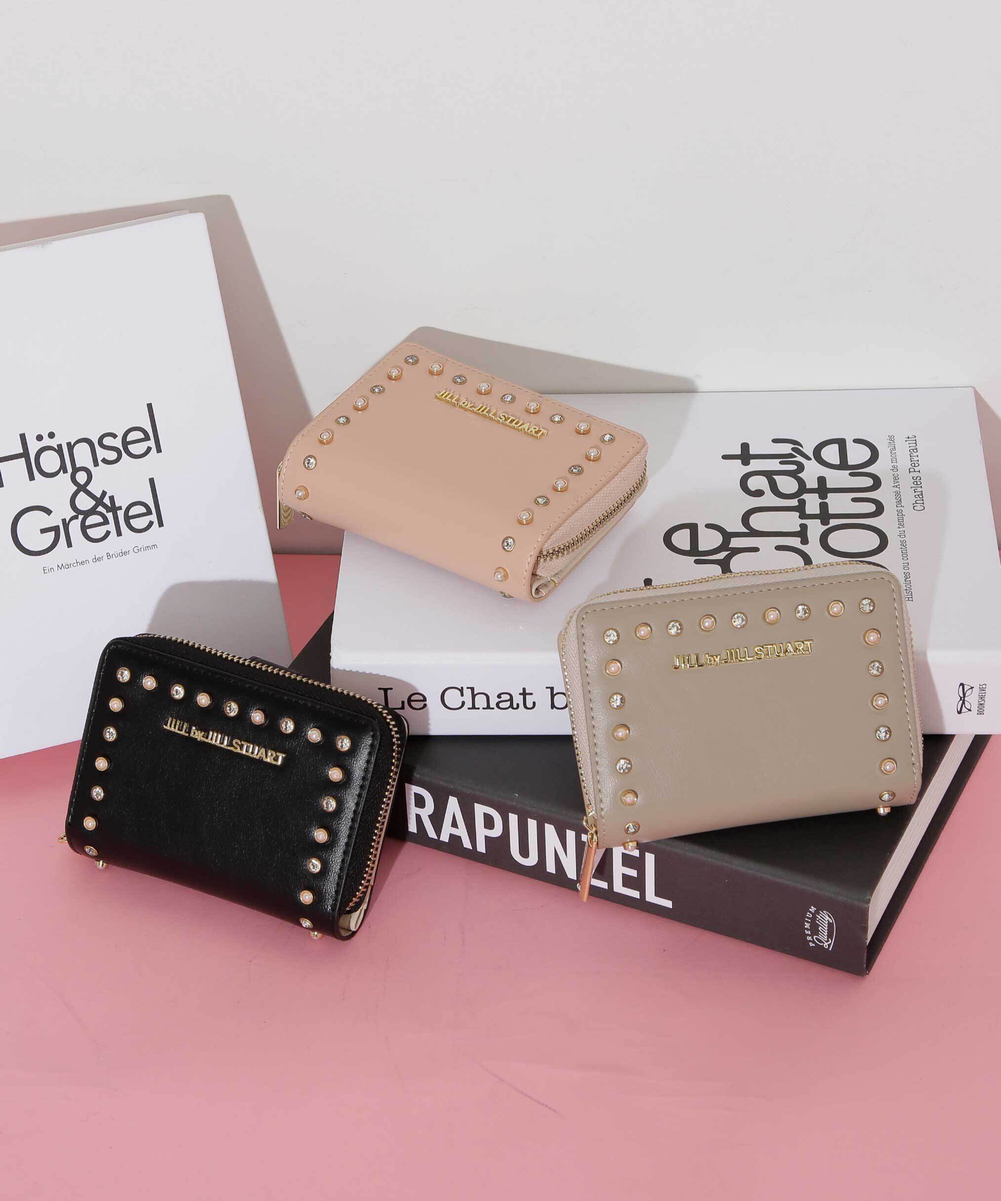  「パールラインウォレット」|財布|ブラック