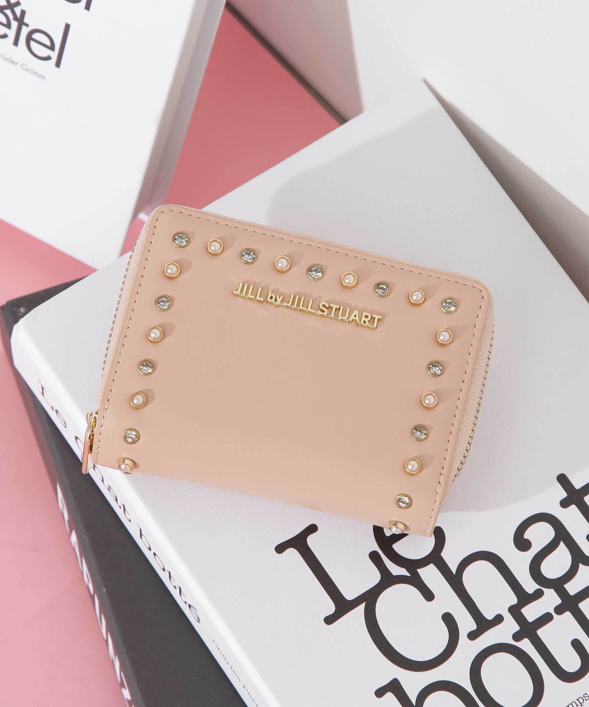  「パールラインウォレット」|財布|ピンク