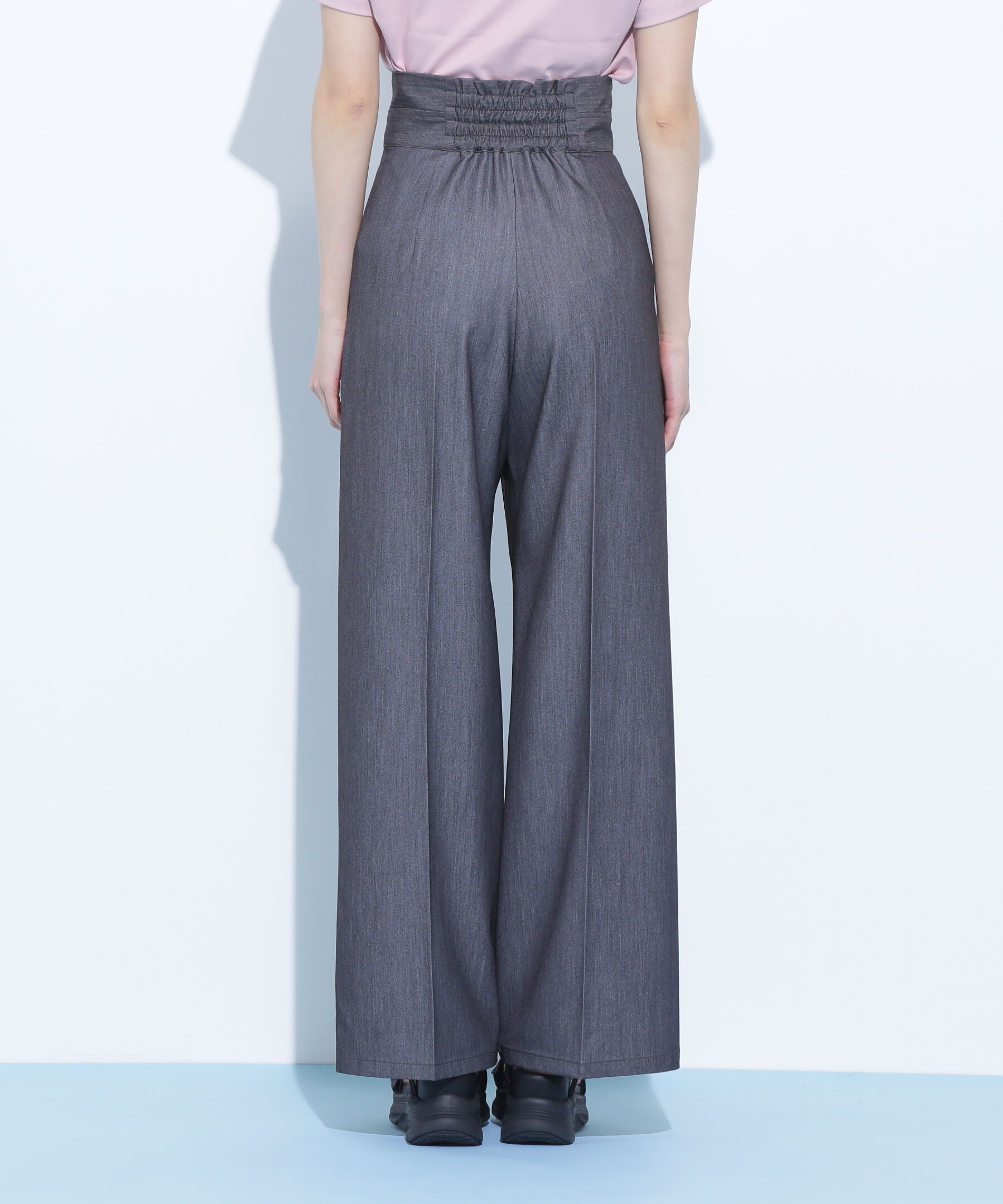  「ダブルウエストワイドパンツ」|その他|