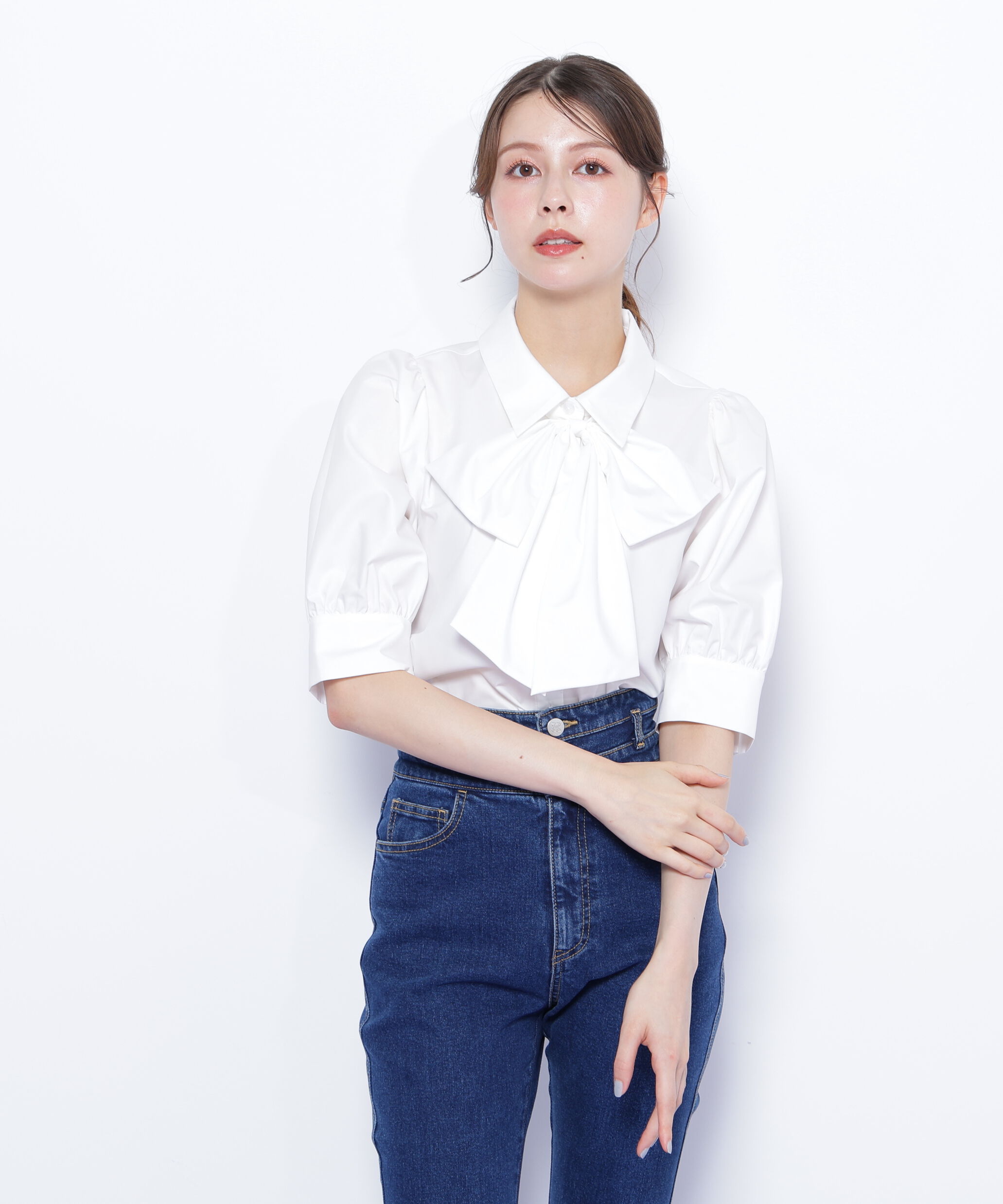  「リボンボウタイブラウス」|シャツ・ブラウス|