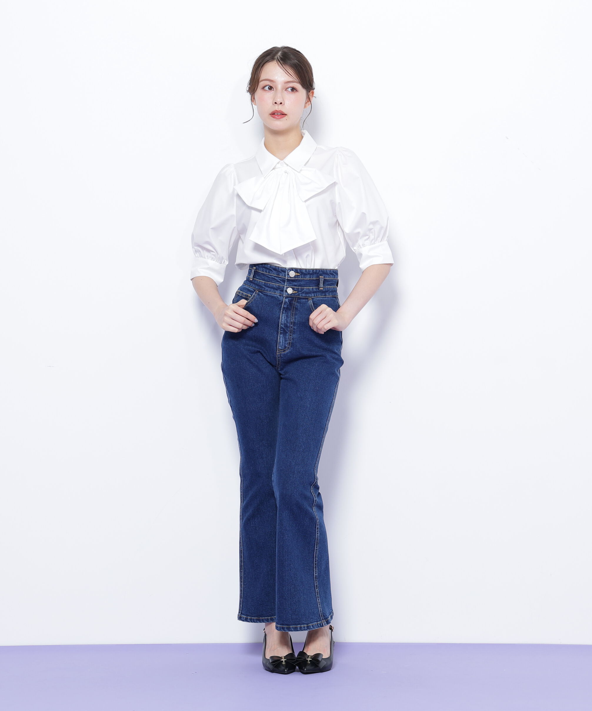  「リボンボウタイブラウス」|シャツ・ブラウス|