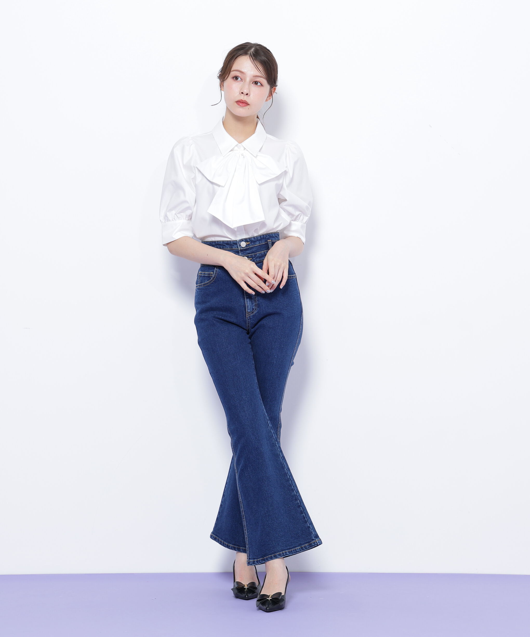  「リボンボウタイブラウス」|シャツ・ブラウス|