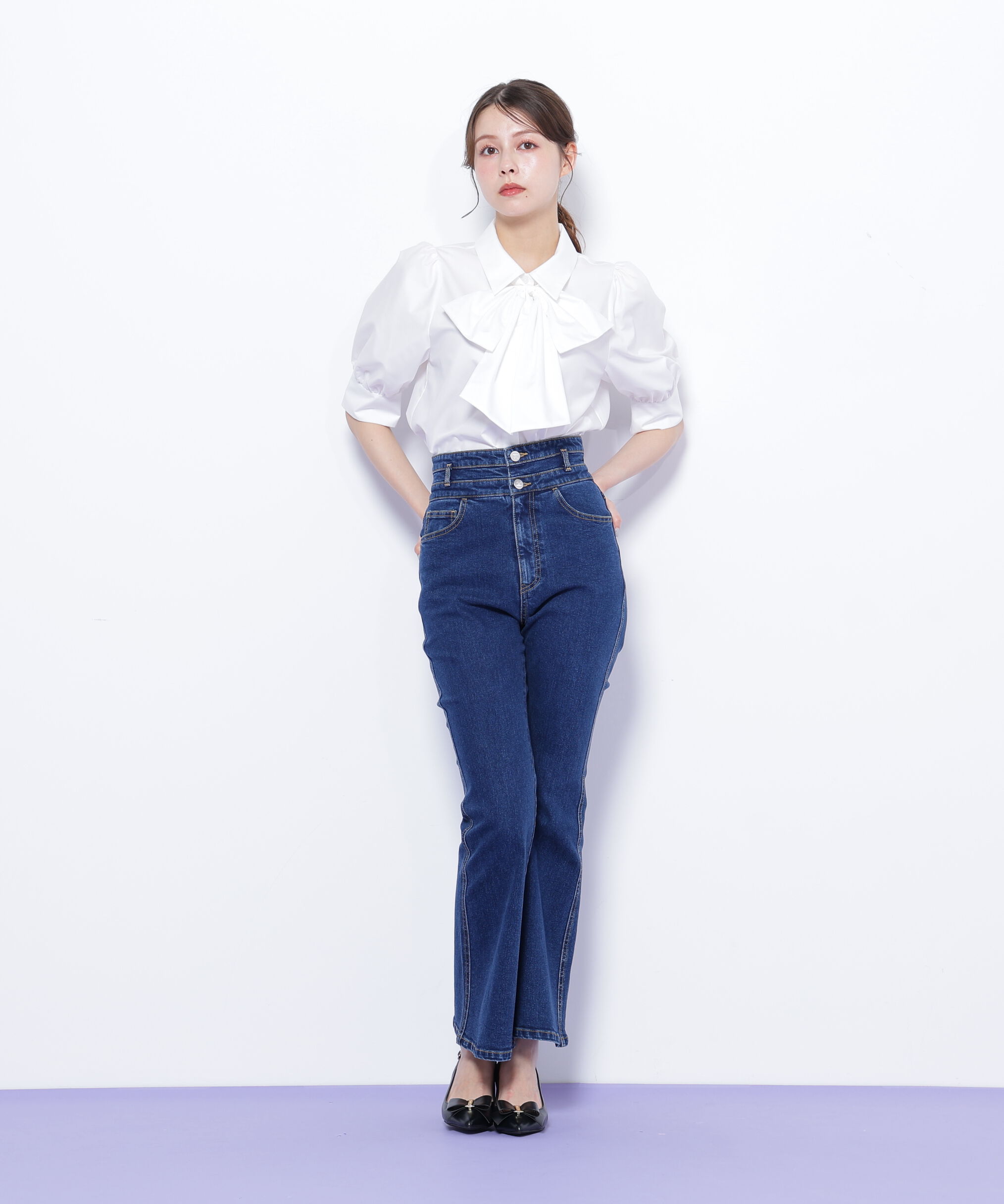  「リボンボウタイブラウス」|シャツ・ブラウス|