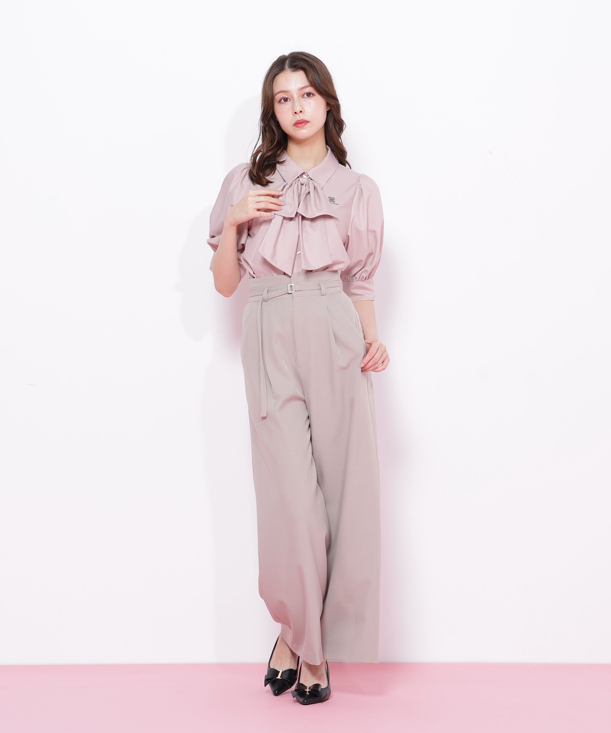  「リボンボウタイブラウス」|シャツ・ブラウス|