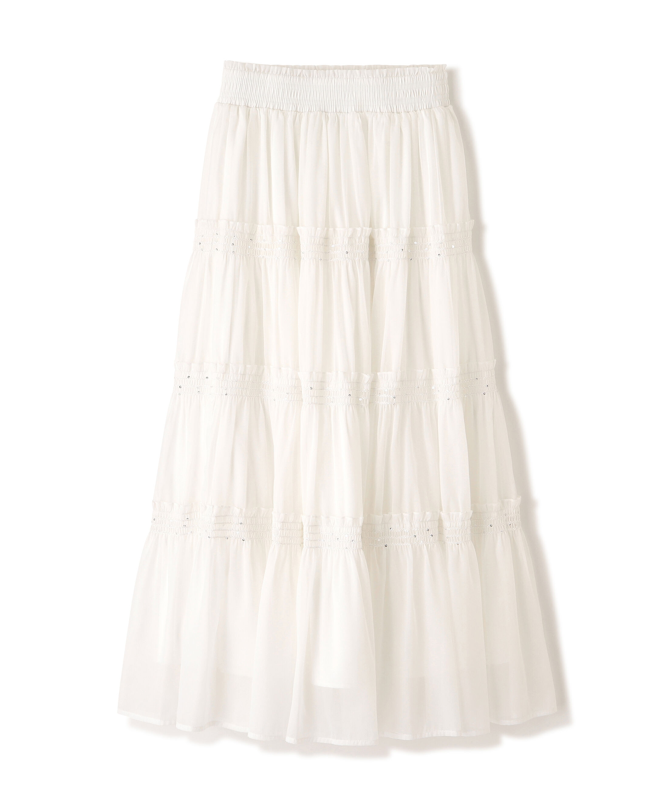  「シャイニーティアードスカート」|スカート|