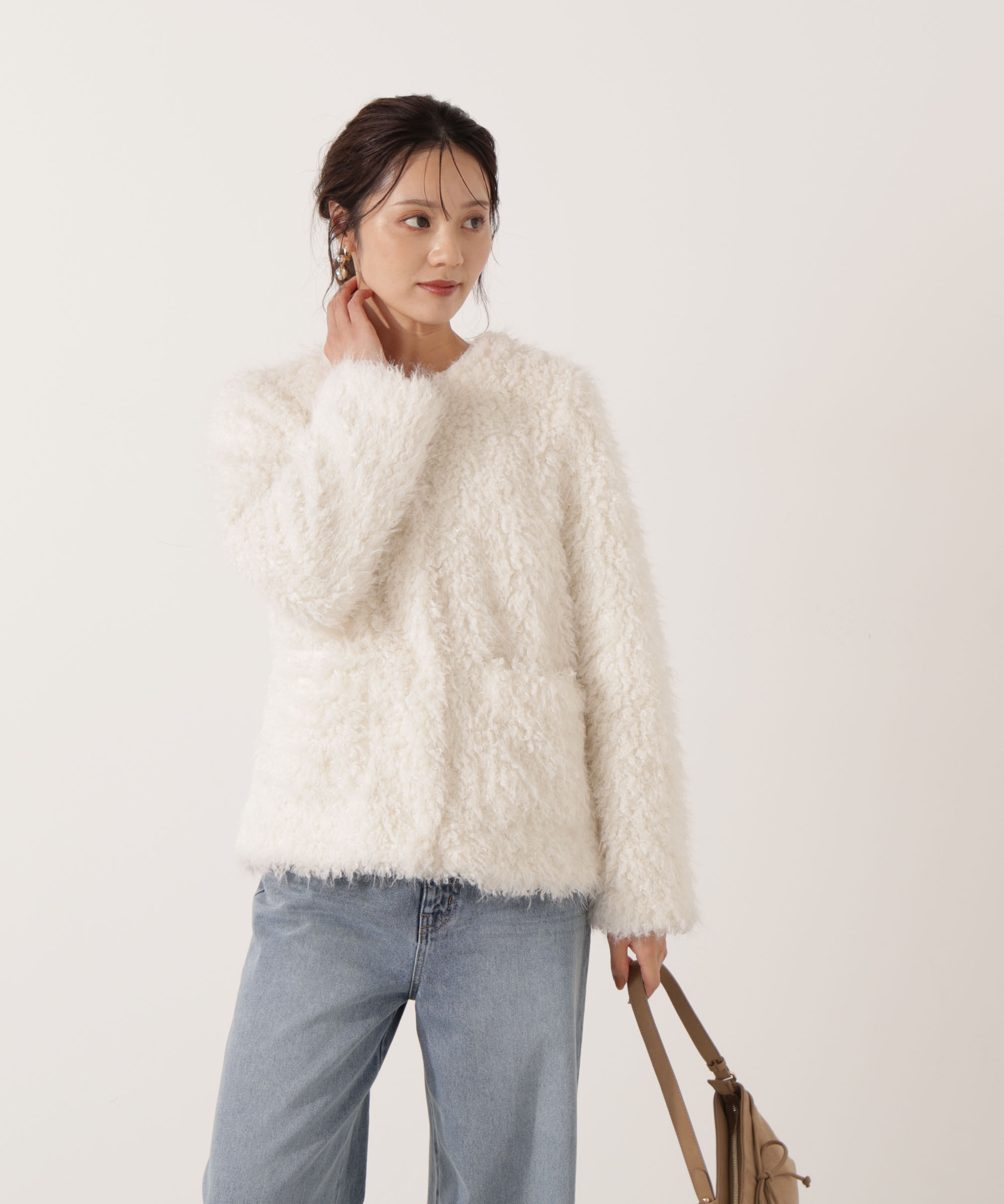 PROPORTION BODY DRESSING「ラムファー風ブルゾン 25AW」|ブルゾン・スタジャン|