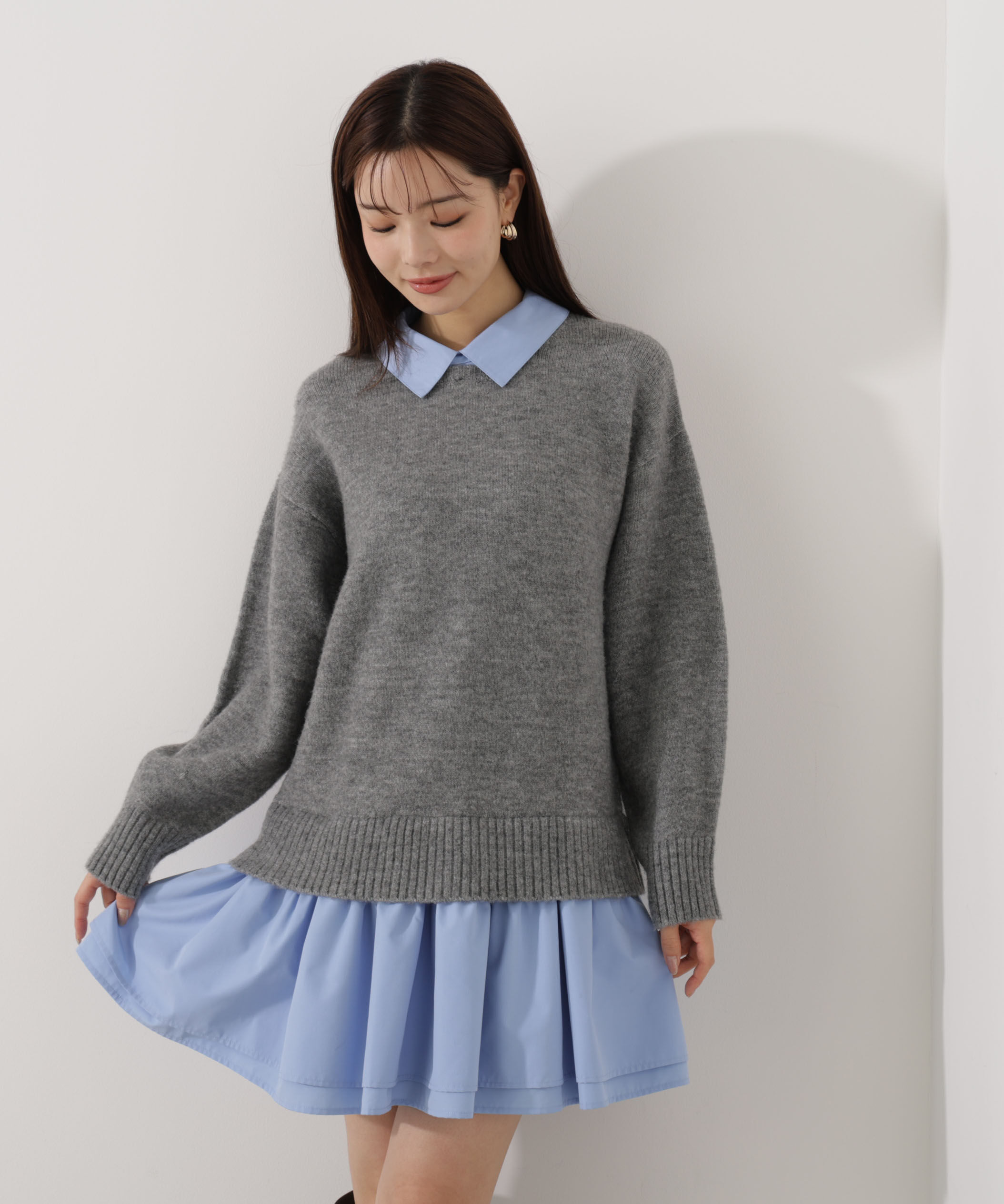 PROPORTION BODY DRESSING「《EDIT COLOGNE》レイヤードミニワンピース」|ワンピース|