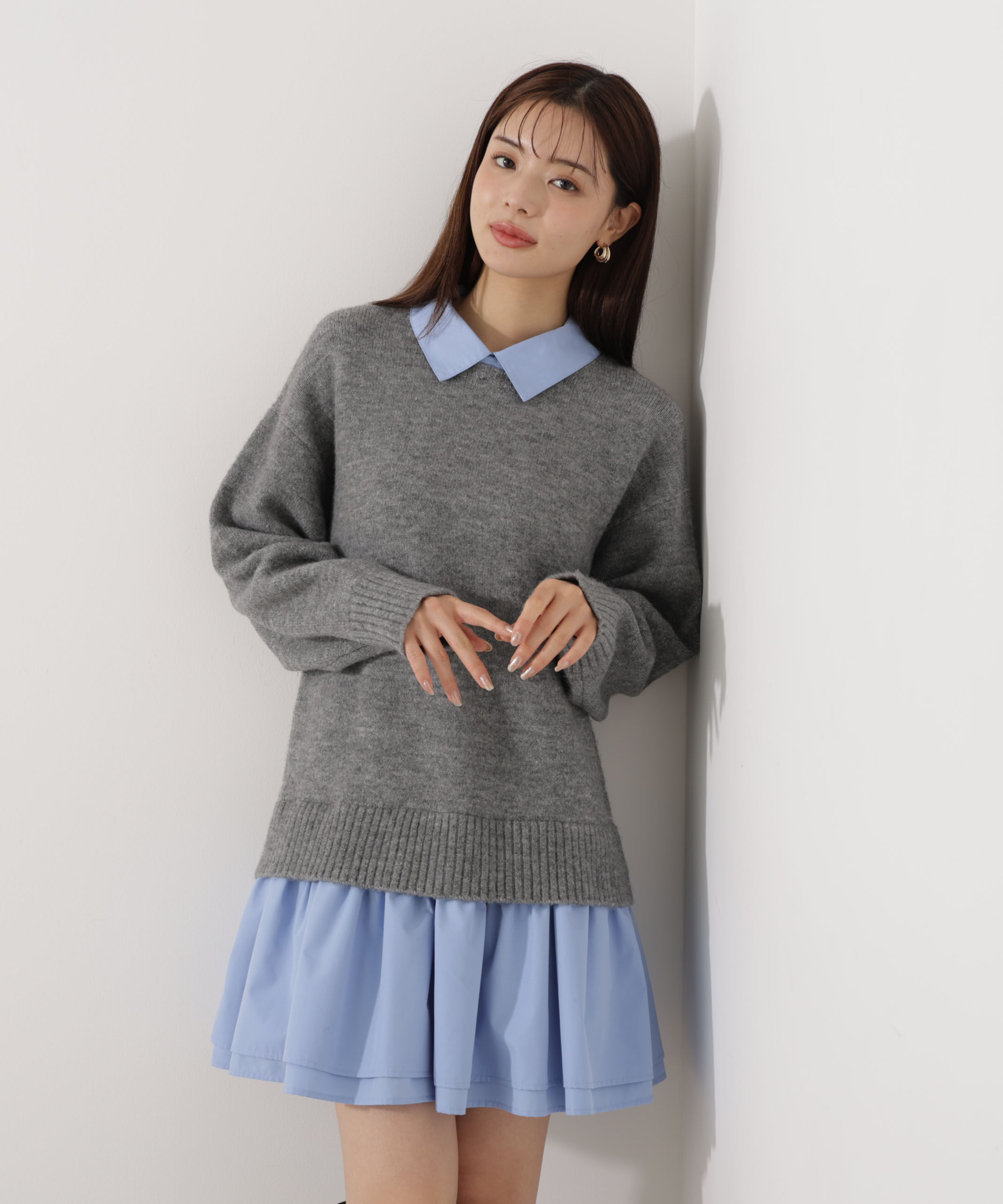 PROPORTION BODY DRESSING「《EDIT COLOGNE》レイヤードミニワンピース」|ワンピース|