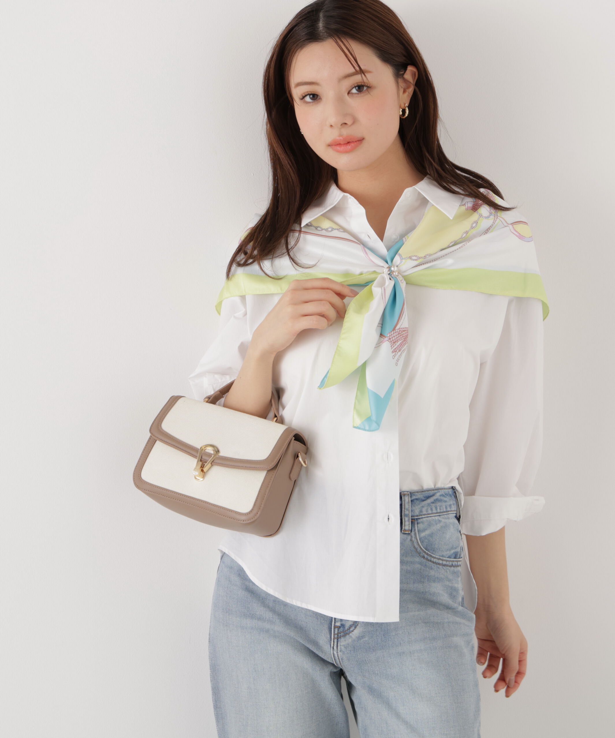 PROPORTION BODY DRESSING「〈a/mie〉オーバーシャツ　26SS」|シャツ・ブラウス|