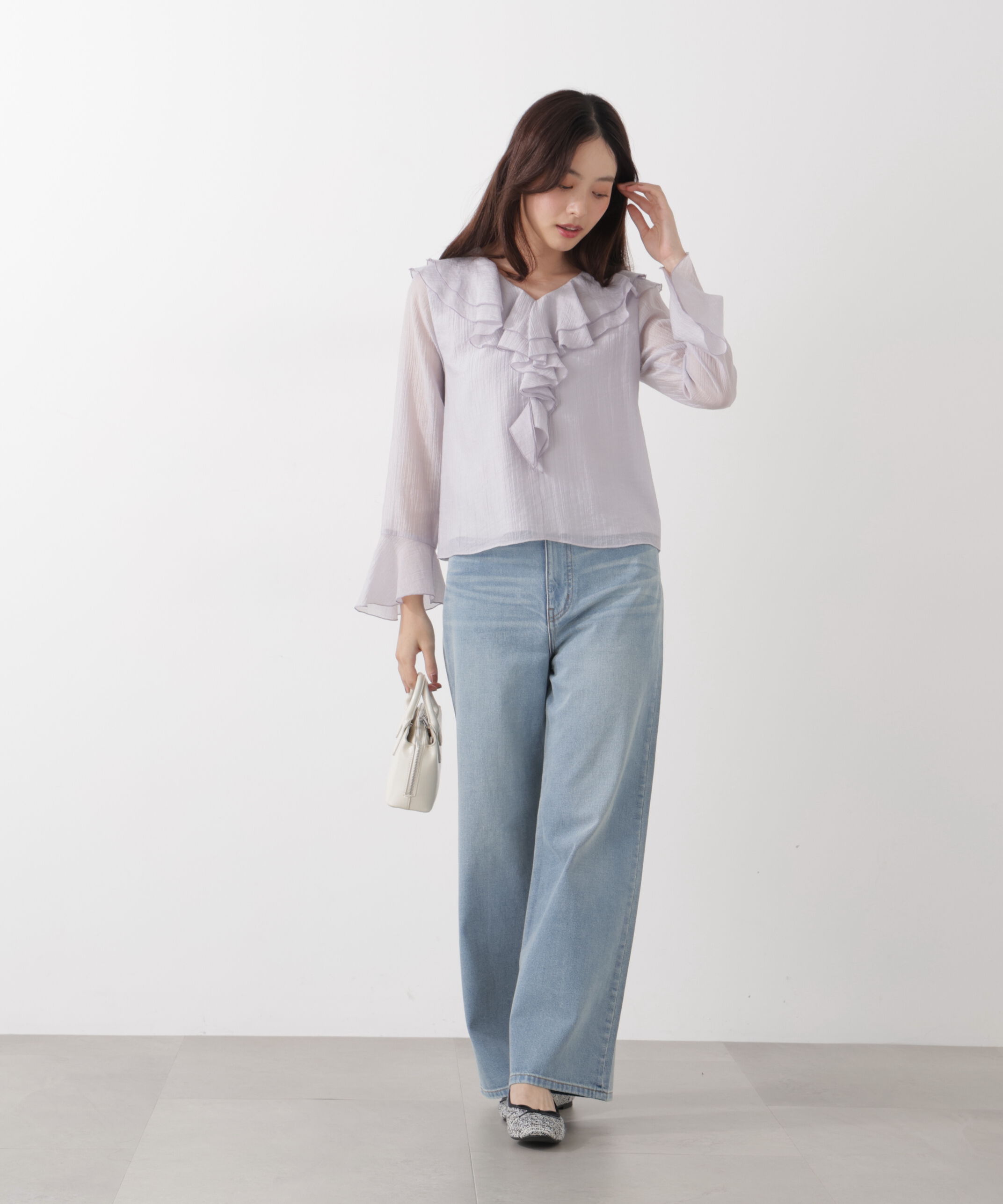 PROPORTION BODY DRESSING「〈a/mie〉ワイドデニムパンツ　26SS」|その他|