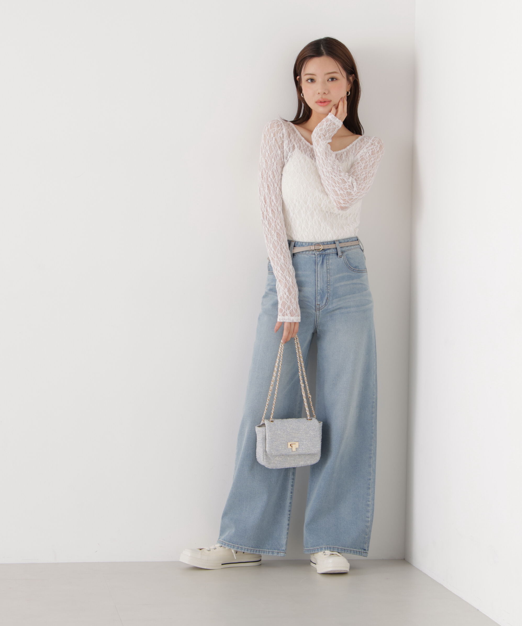 PROPORTION BODY DRESSING「〈a/mie〉ワイドデニムパンツ　26SS」|その他|