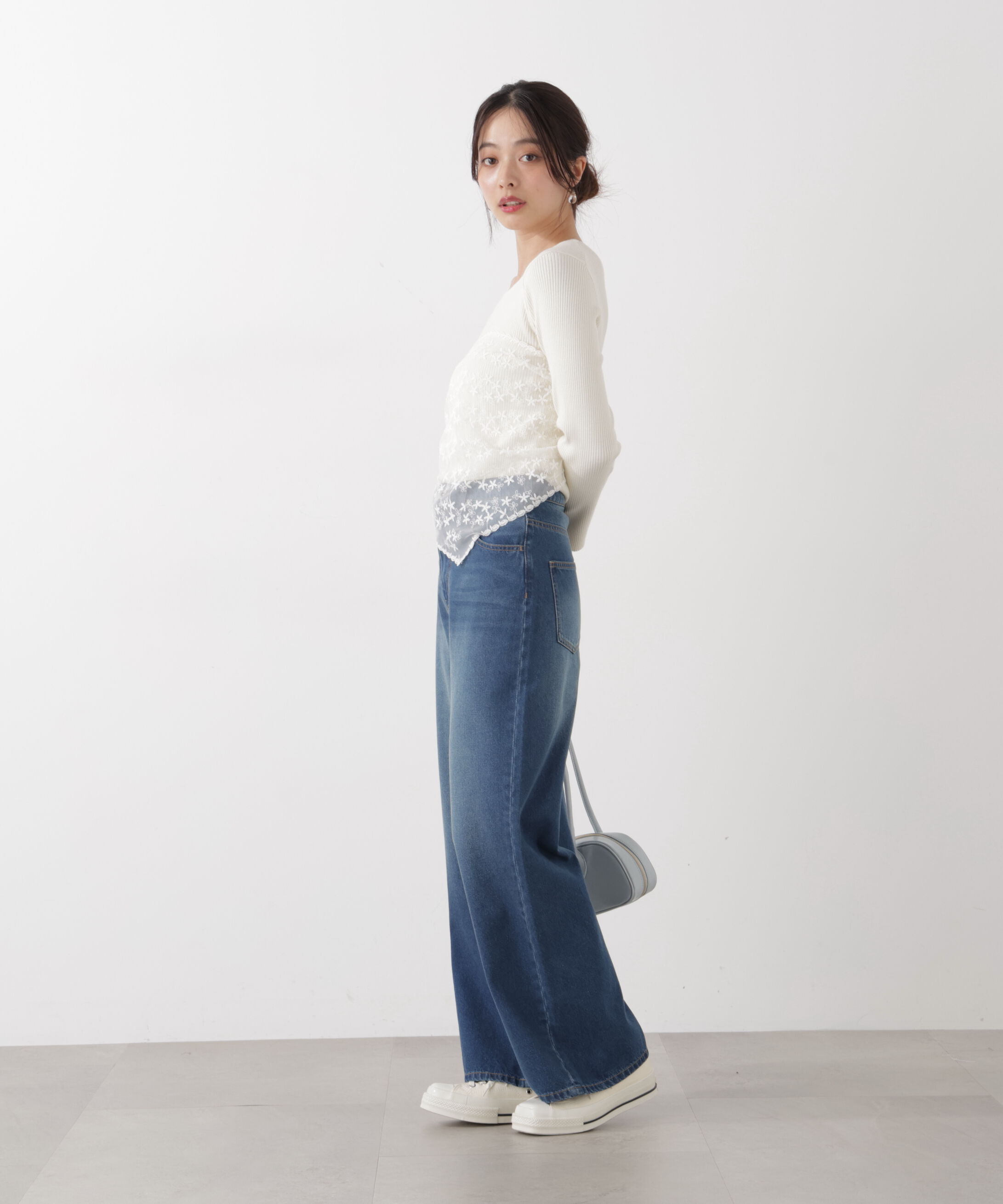 PROPORTION BODY DRESSING「〈a/mie〉ワイドデニムパンツ　26SS」|その他|