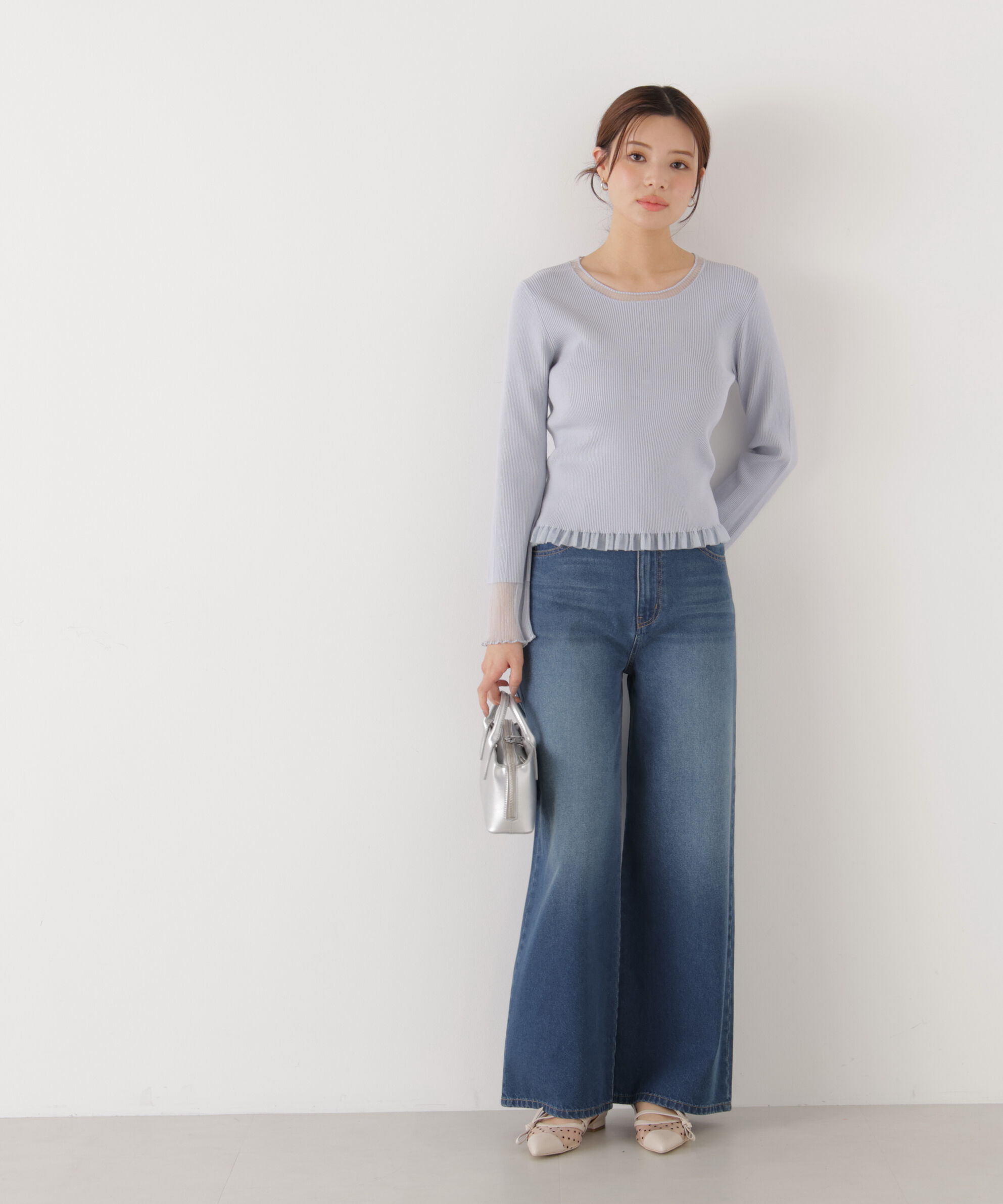 PROPORTION BODY DRESSING「〈a/mie〉ワイドデニムパンツ　26SS」|その他|