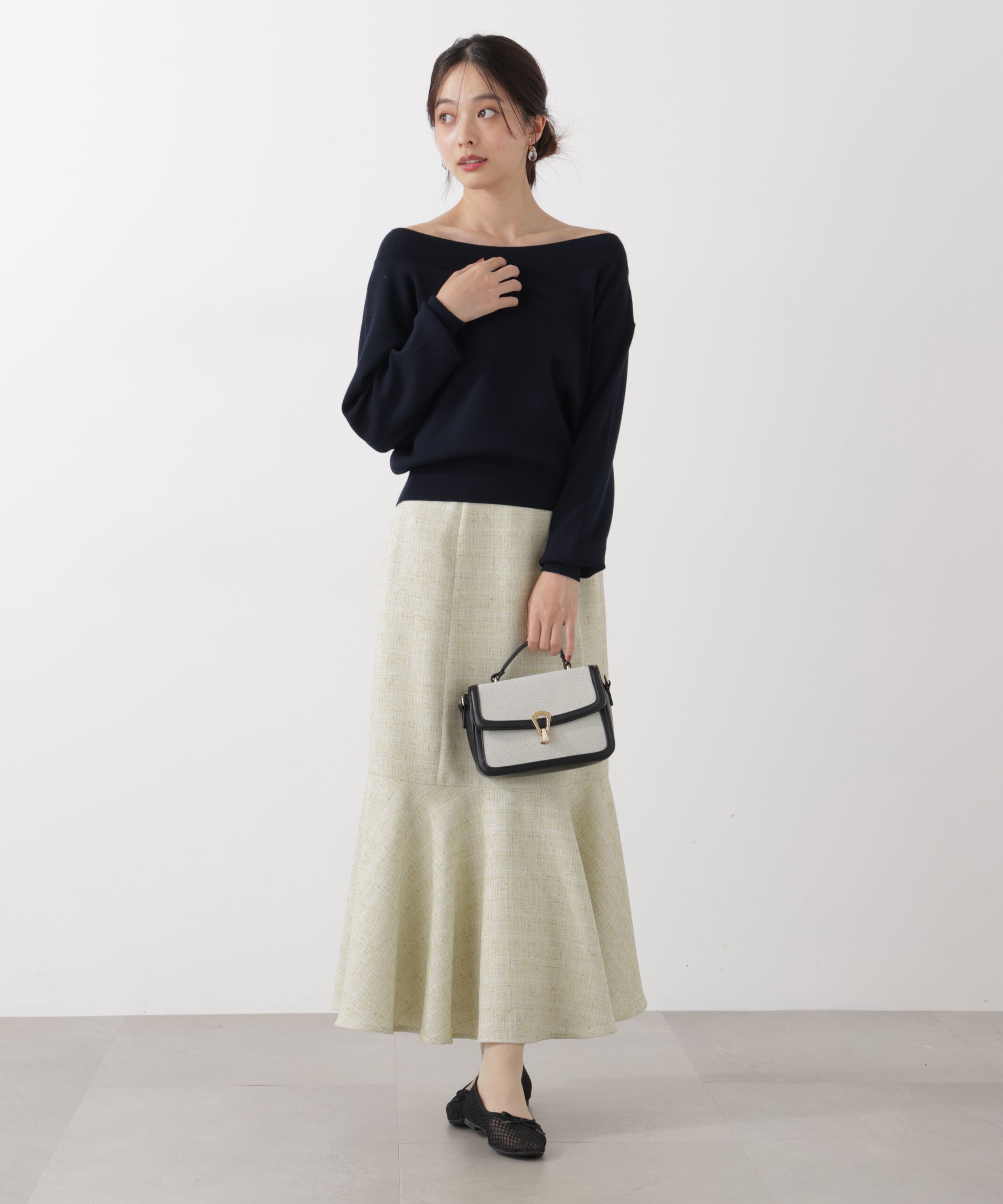 PROPORTION BODY DRESSING「2wayベーシックニット　　26SS」|ニット・セーター|