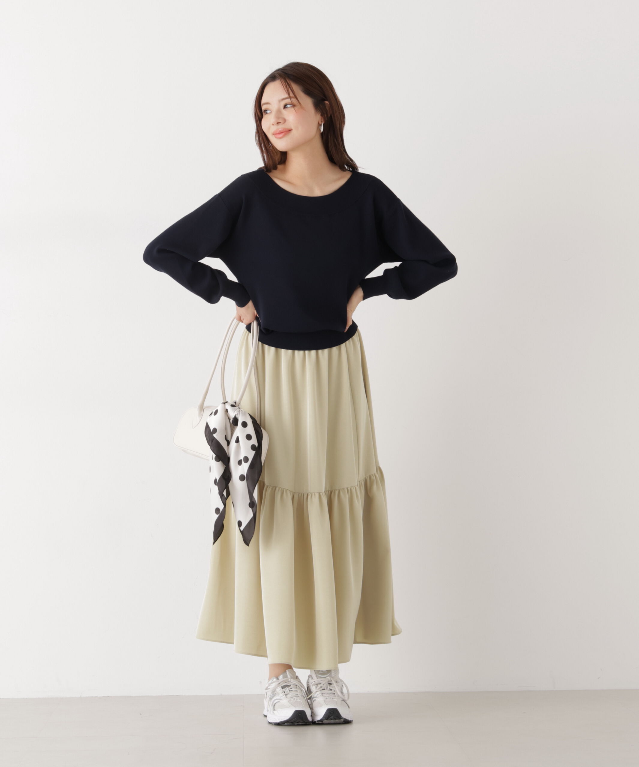 PROPORTION BODY DRESSING「2wayベーシックニット　　26SS」|ニット・セーター|