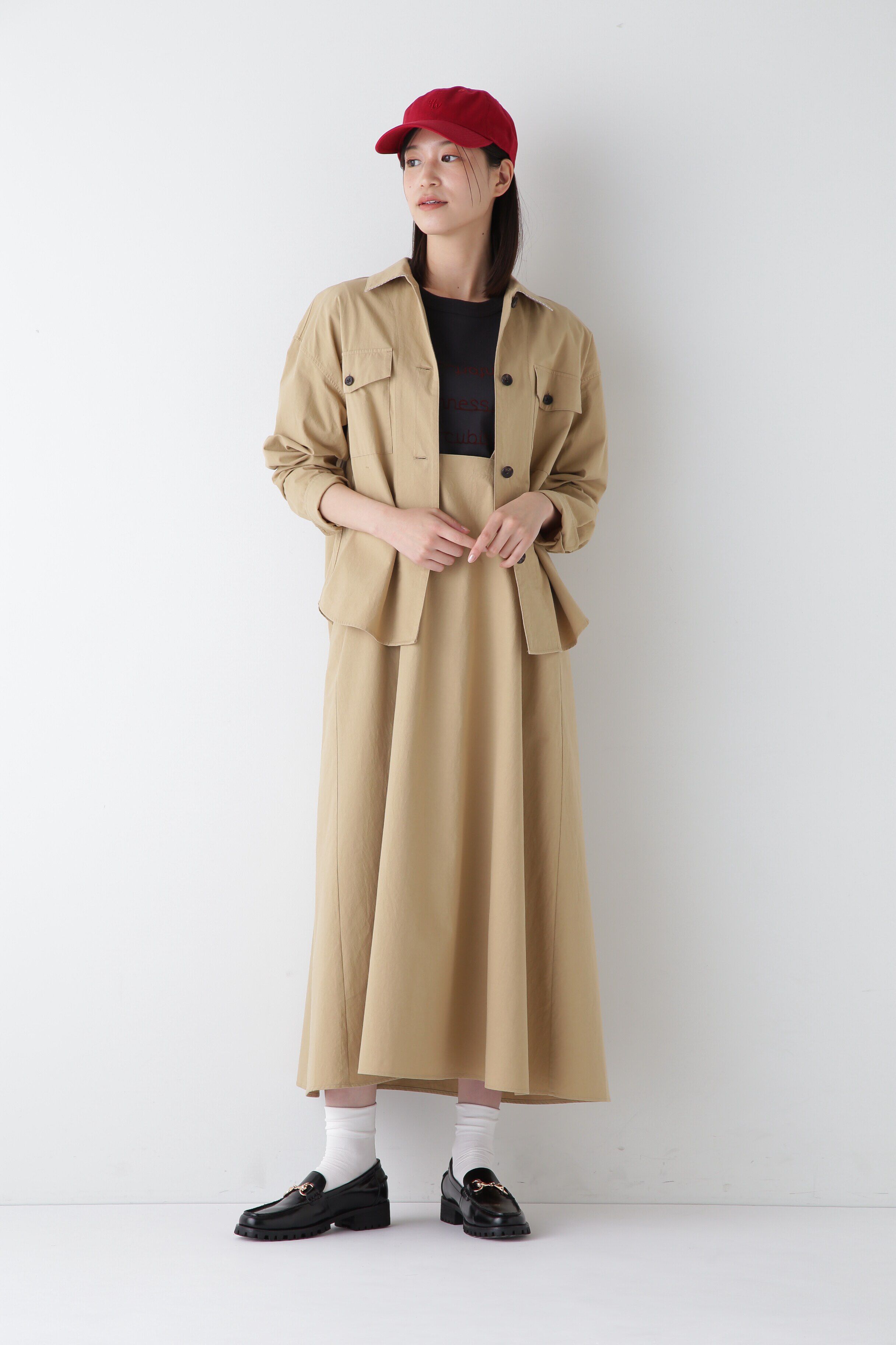  「◆近江晒シャツブルゾン」|シャツ・ブラウス|