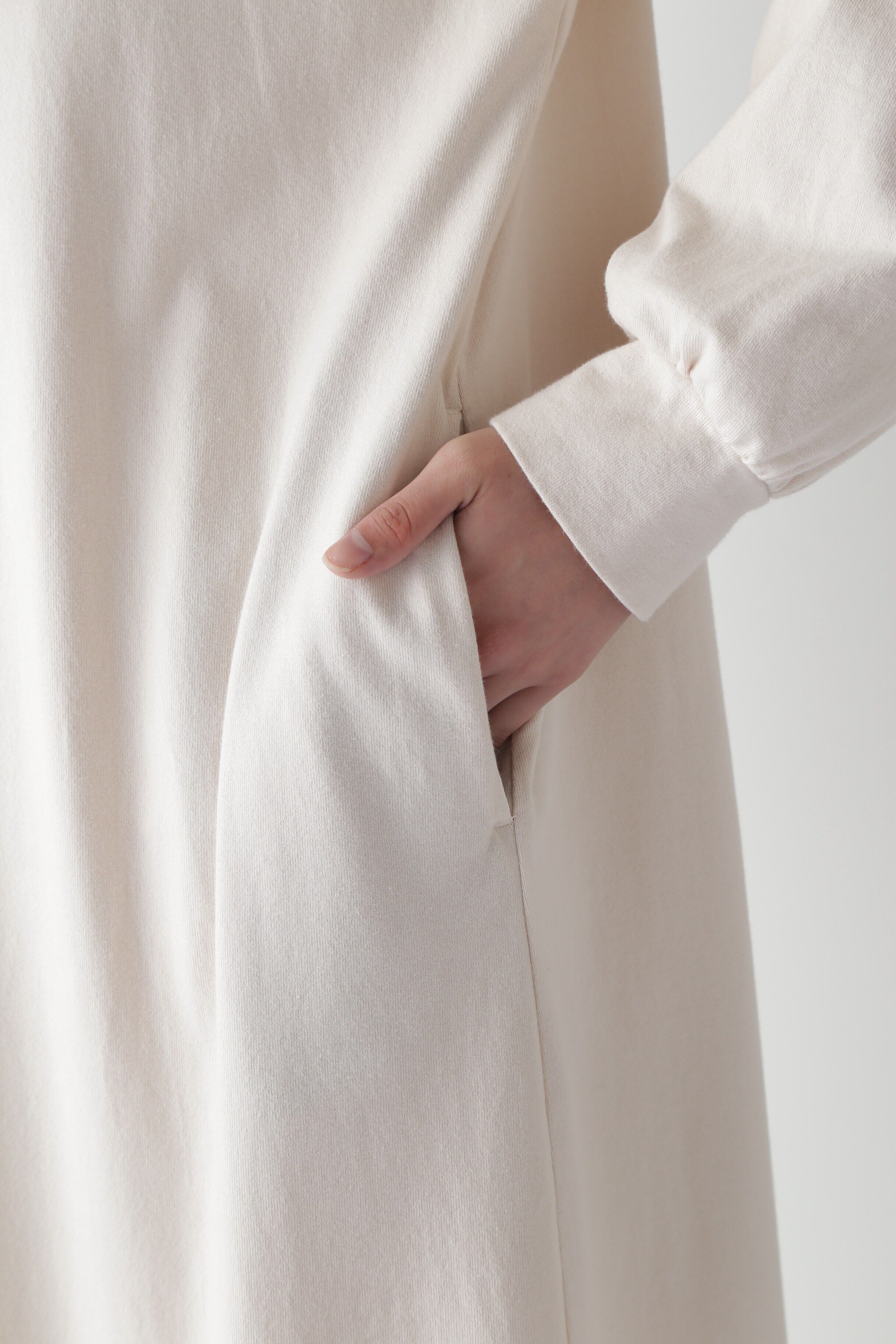  「◆コーヒー染め・30/2度詰天竺ワンピース」|ワンピース|